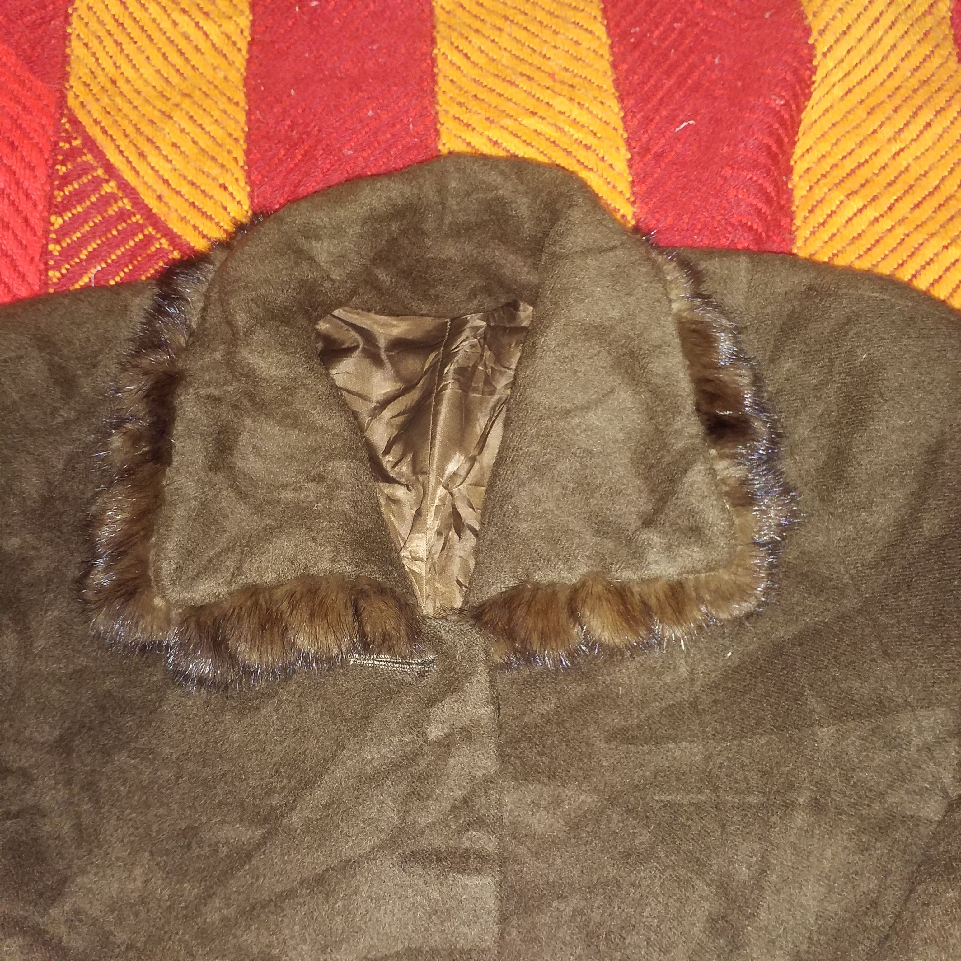 Japanese Brand WINTER LONG COAT JACKER MINK FUR PIT 23 Size XXL / US 16-18 / IT 52-54 - 2 Thumbnail