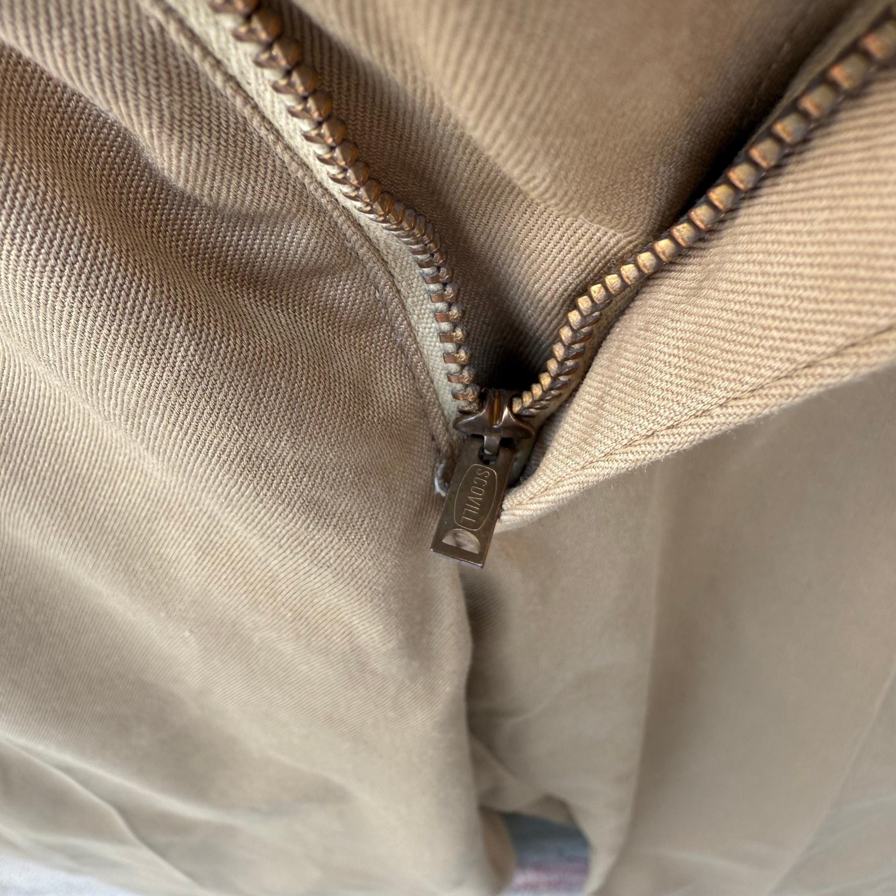 Vintage 70's US Military Khaki Chino Pants Size US 27 - 7 Thumbnail