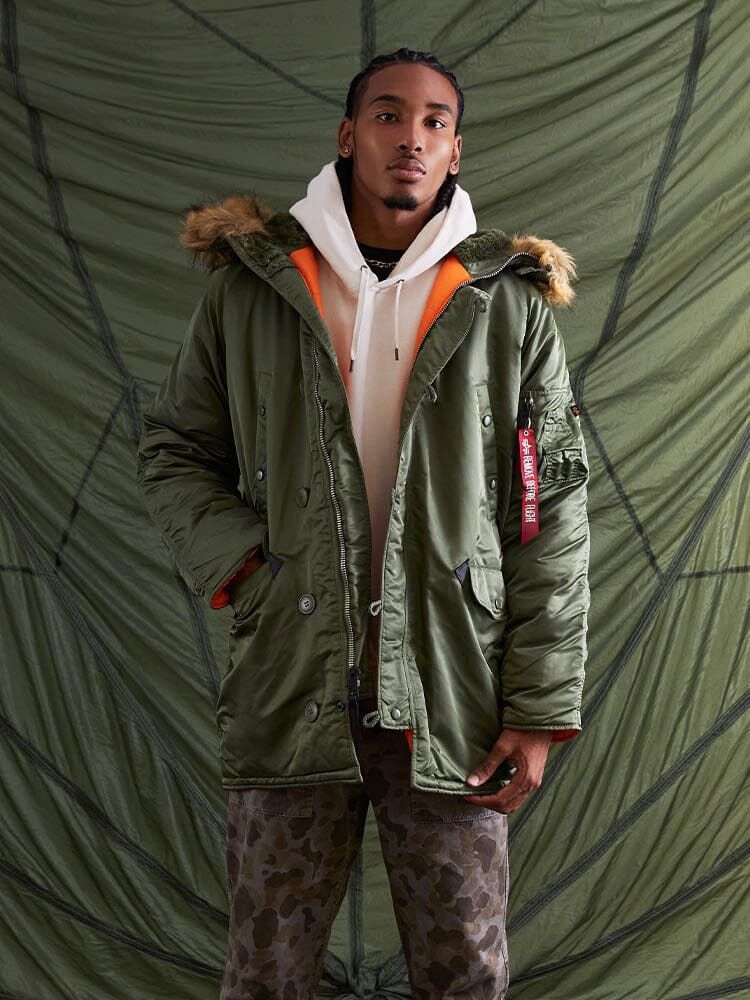 Alpha Industries N 3B Slim Fit Parka Grailed