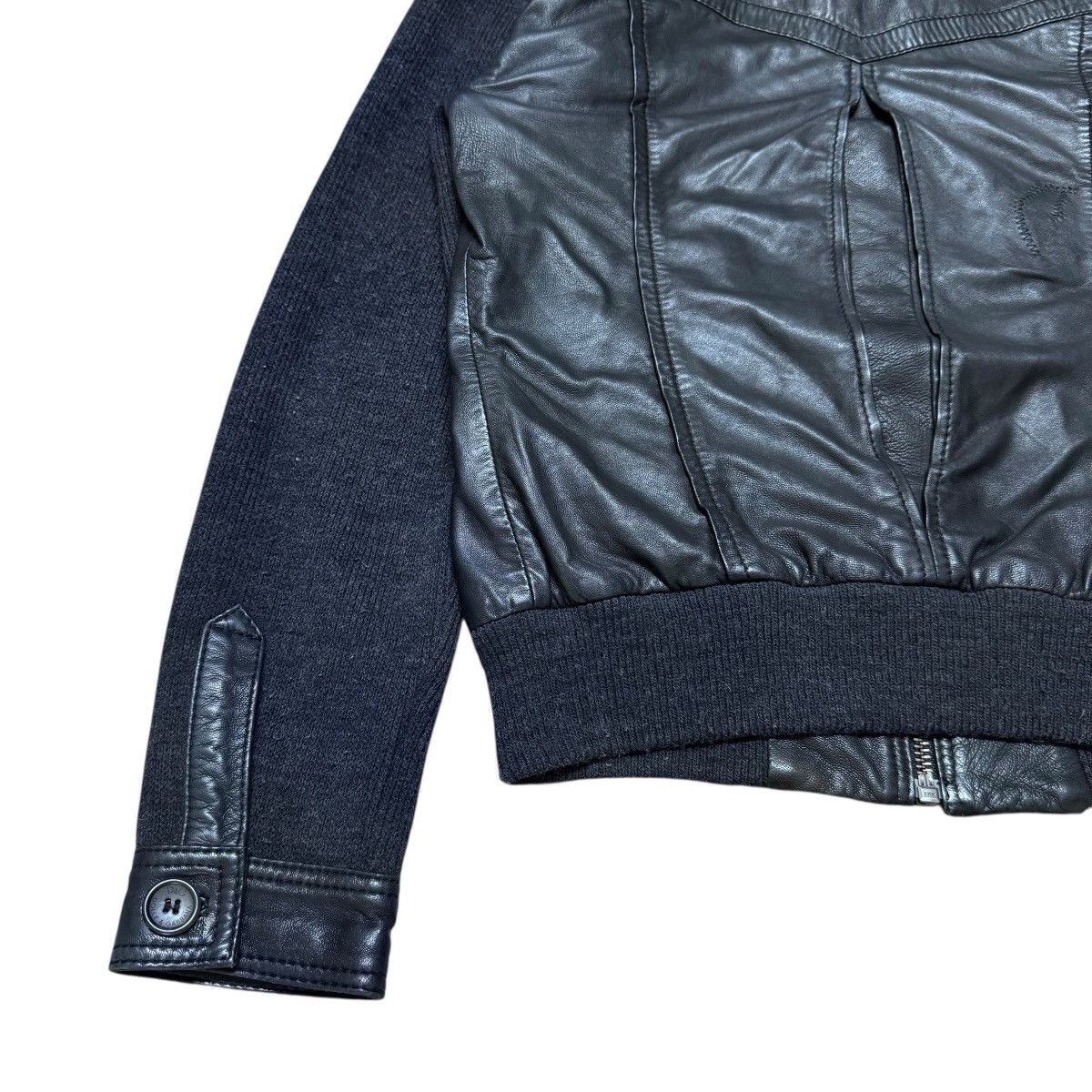 Dolce & Gabbana Dolce & Gabbana Leather Jacket Hybrid Patina Size US M / EU 48-50 / 2 - 16 Thumbnail