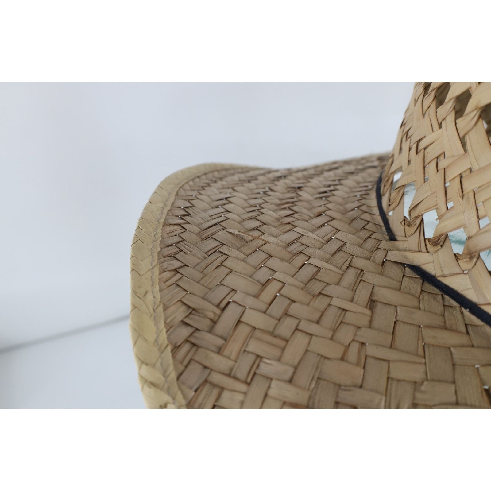 Vintage Vintage 90s Streetwear Roped Natural Wicker Straw Hat Size ONE SIZE - 6 Thumbnail