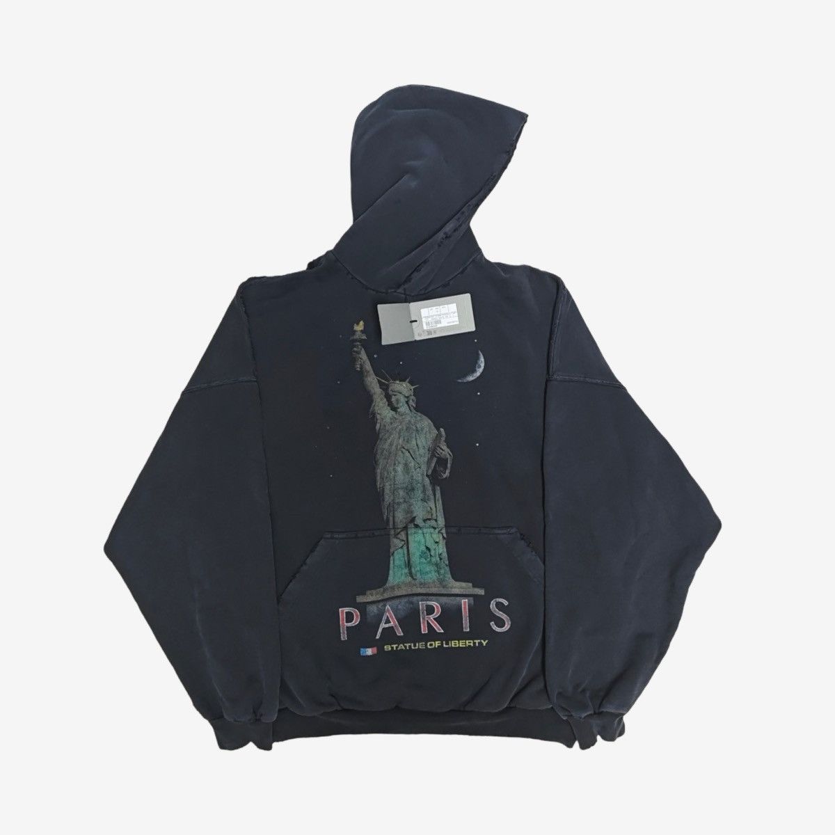 Balenciaga Balenciaga FW24 Paris Liberty Hoodie Sz.2 Size US M / EU 48-50 / 2 - 2 Thumbnail