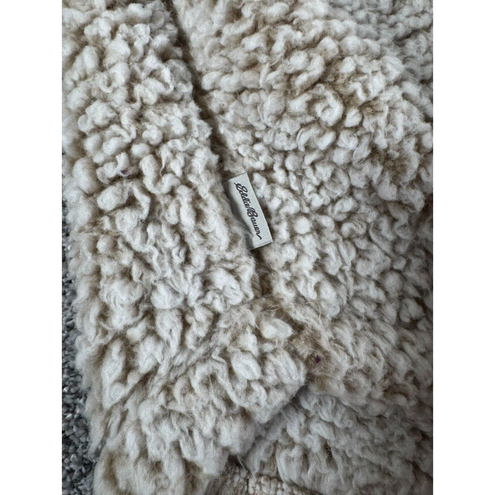 Eddie Bauer Eddie Bauer Sherpa Fleece Sweater Womens Large Cabincore Size L / US 10 / IT 46 - 5 Thumbnail