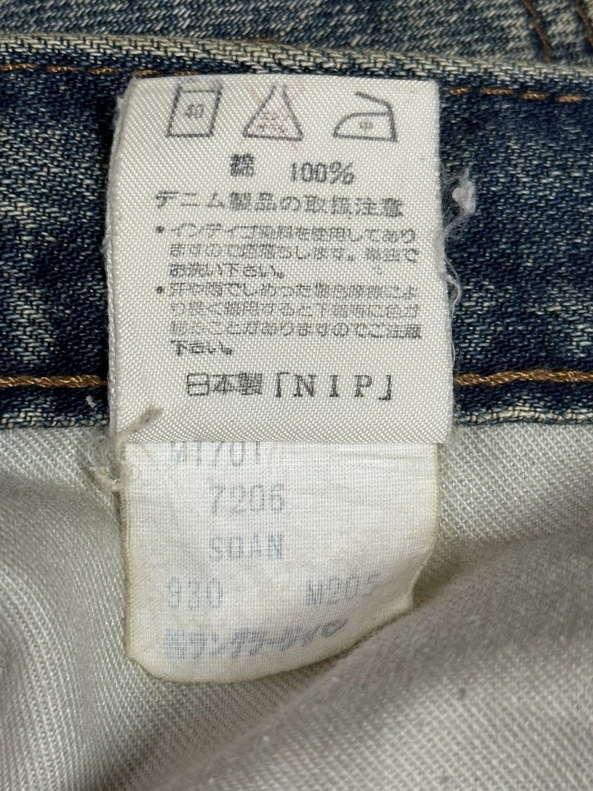 Wrangler Vintage 90s Wrangler Faded Bleached Distressed Baggy Jeans Size US 32 / EU 48 - 10 Thumbnail