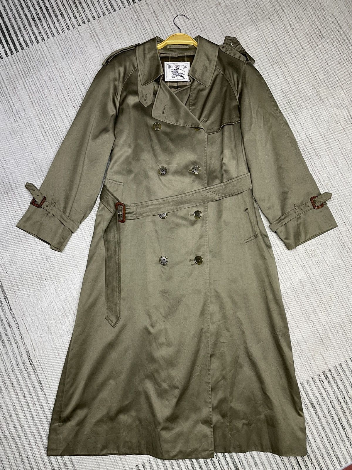 Burberry a58 Vintage Burberrys tranch Coat Size US L / EU 52-54 / 3 - 3 Thumbnail