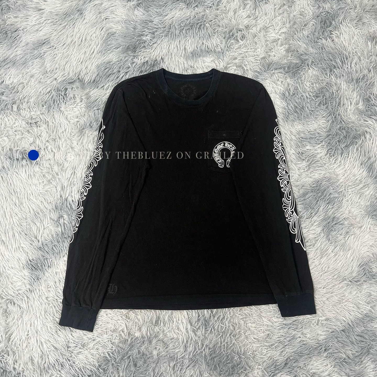 Chrome Hearts Chrome Hearts horseshoe Thermal long t-shirt grey 