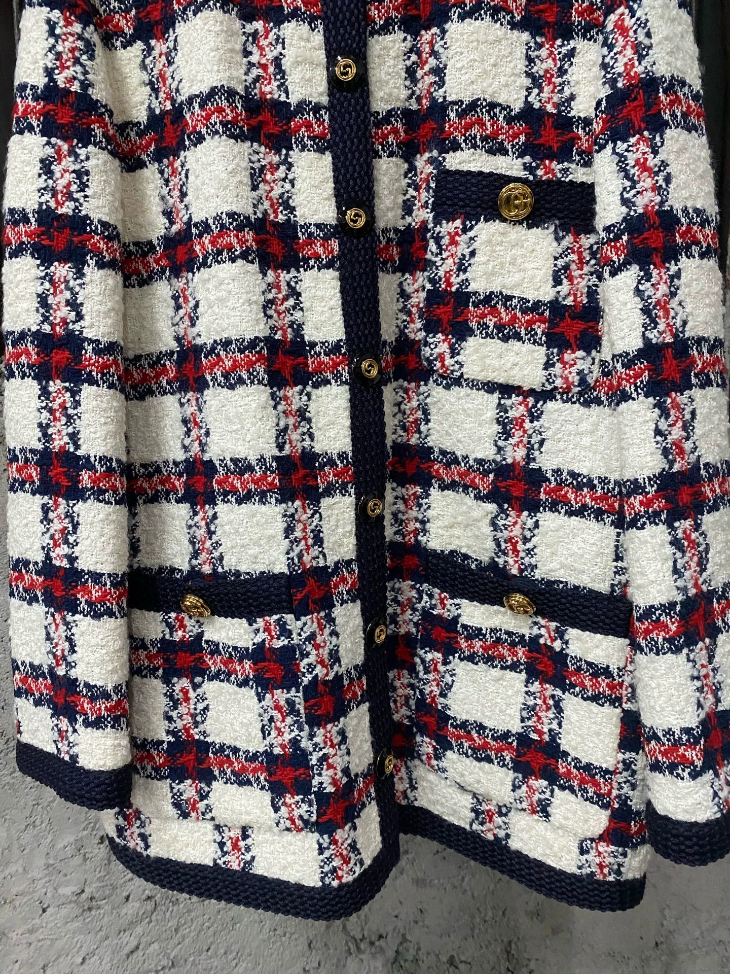 Gucci Gucci Gingham Tweed New Coats Size XS / US 0-2 / IT 36-38 - 4 Thumbnail