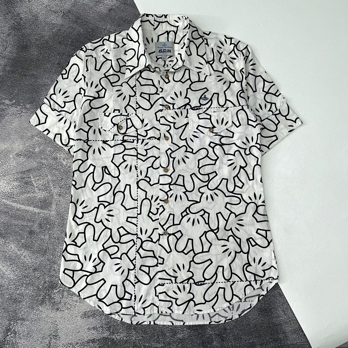 Vivienne Westwood 🔥Vivienne westwood mickey printed shirt Size US L / EU 52-54 / 3 - 1 Thumbnail