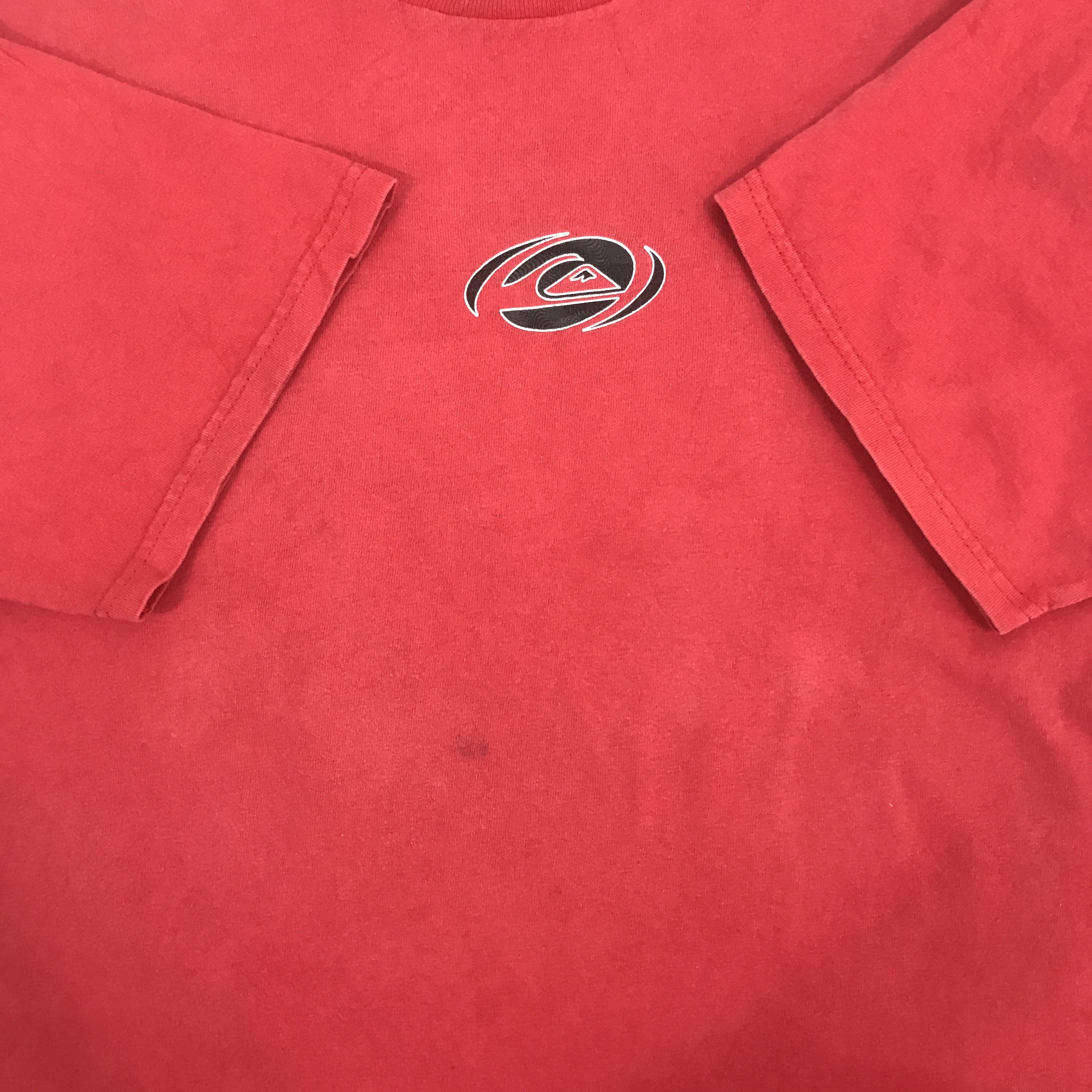 Quiksilver × Vintage Vintage Quiksilver Big Logo Red T-shirt Size US XL / EU 56 / 4 - 5 Thumbnail
