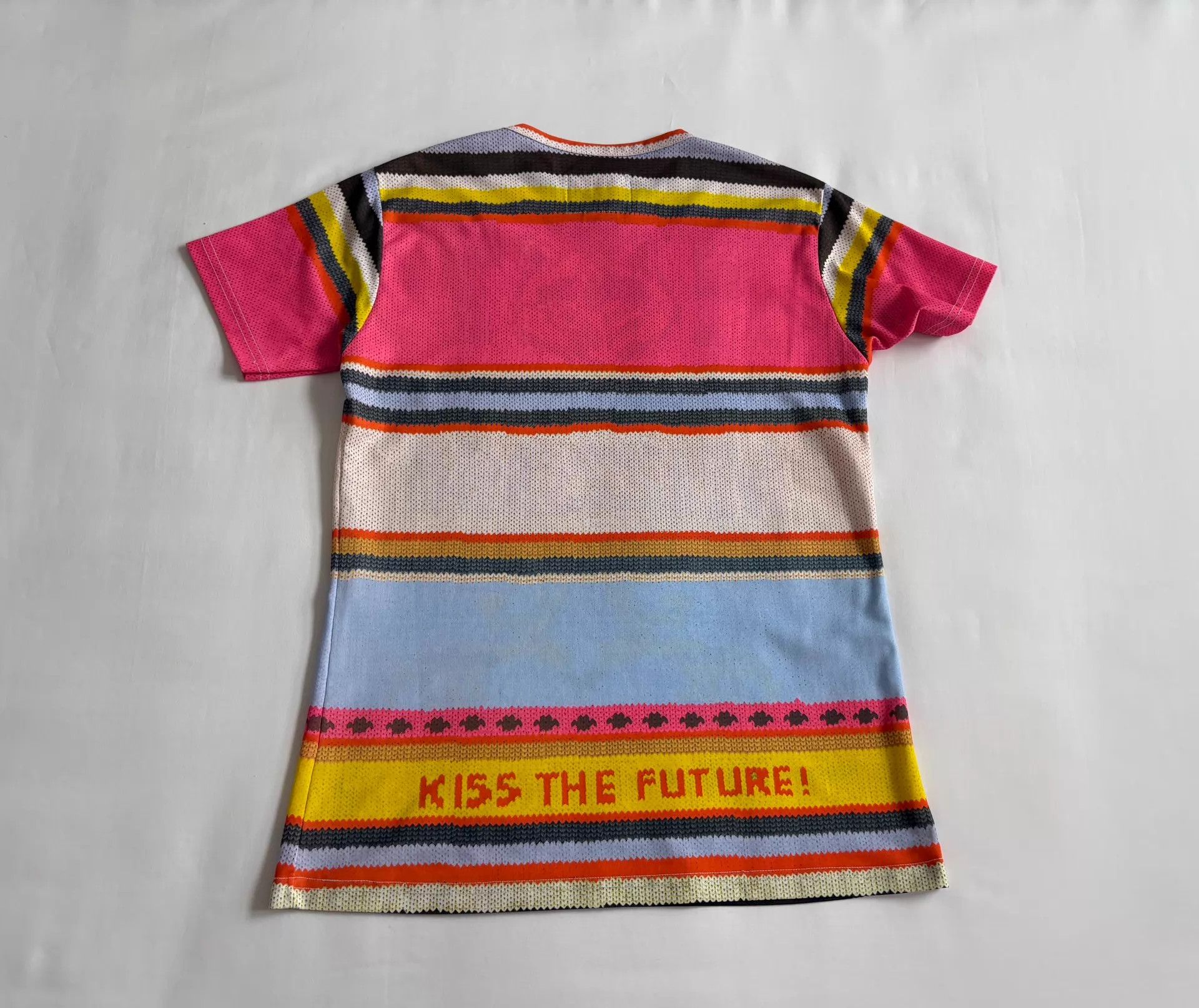 Walter Van Beirendonck WVB 1998 Vtg Striped Wolf Head Kiss the Future Tee Size M / US 6-8 / IT 42-44 - 6 Thumbnail