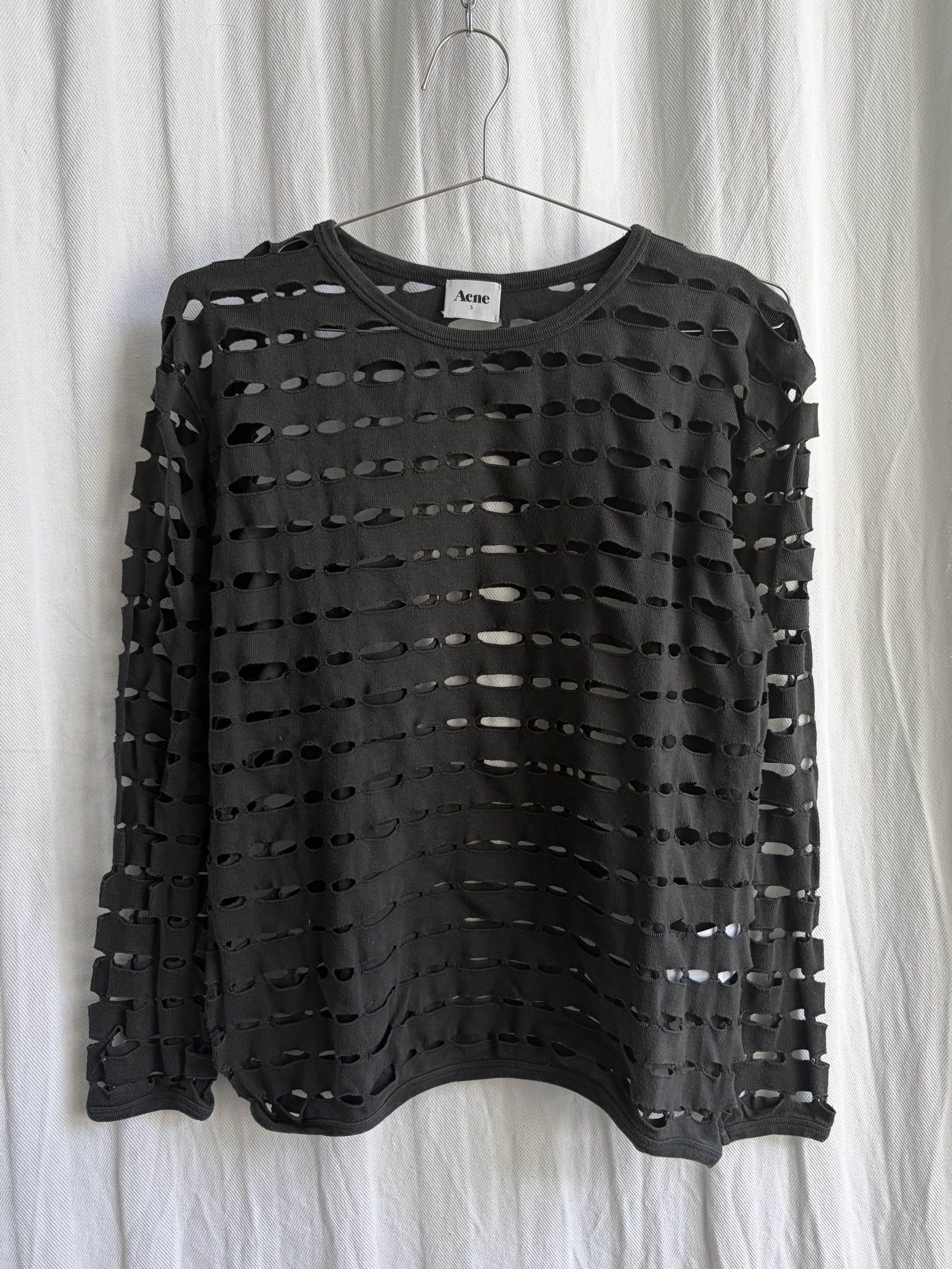 Acne Studios SS09 Laser Cut Longsleeve Size S / US 4 / IT 40 - 1 Thumbnail