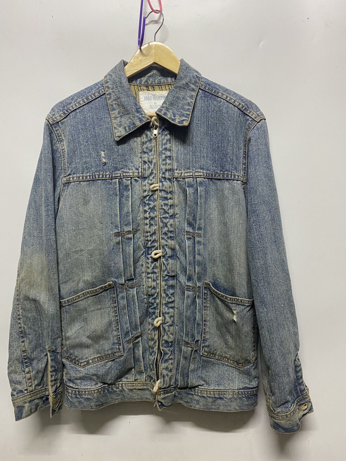 Japanese Brand Live! Joge Martin The Allury And Nico Frankrin Denim Jacket Size US M / EU 48-50 / 2 - 1 Thumbnail
