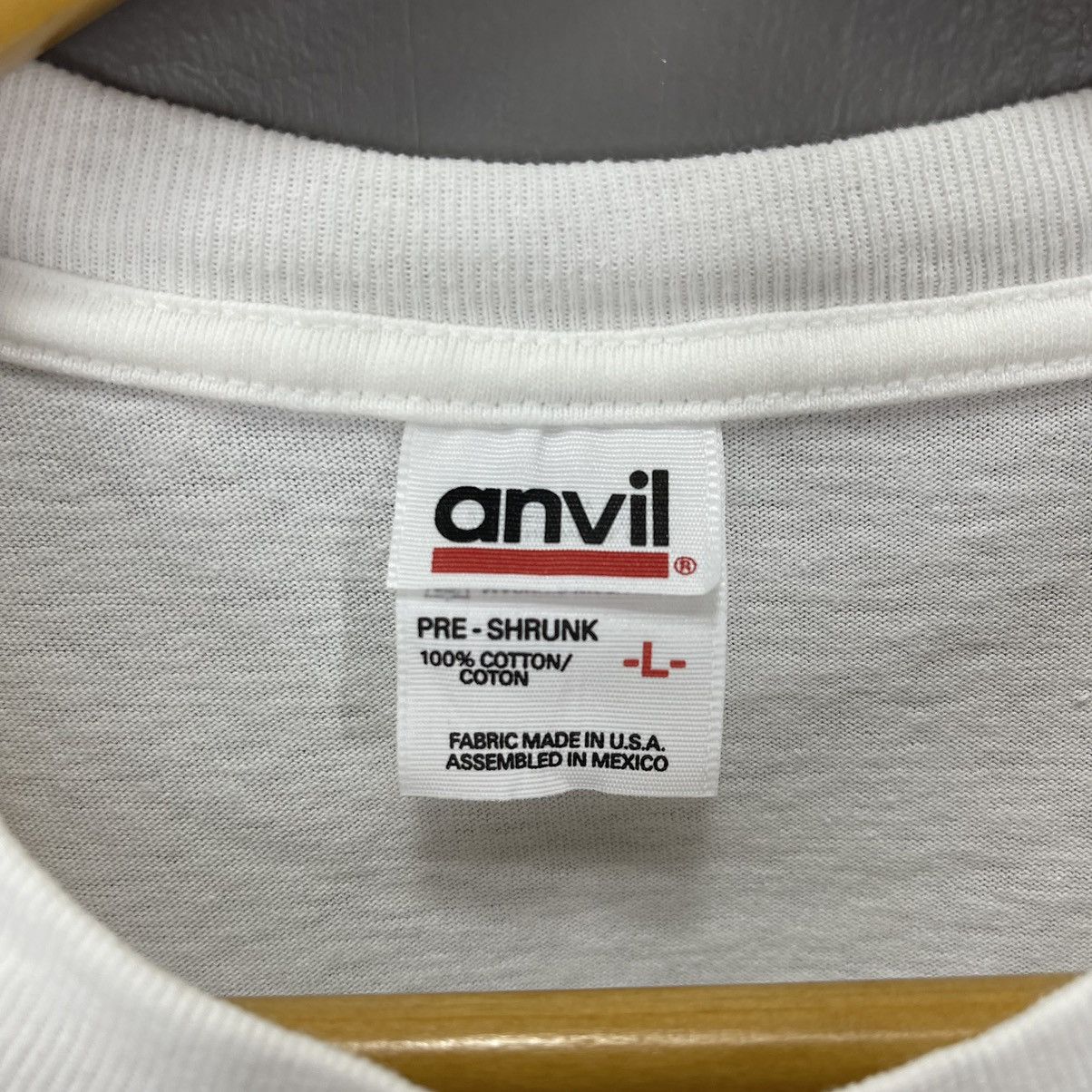 Anvil Vintage CHIGASAKI CITY by ANVIL Crew Neck T Shirt #1741/07 Size US L / EU 52-54 / 3 - 5 Thumbnail