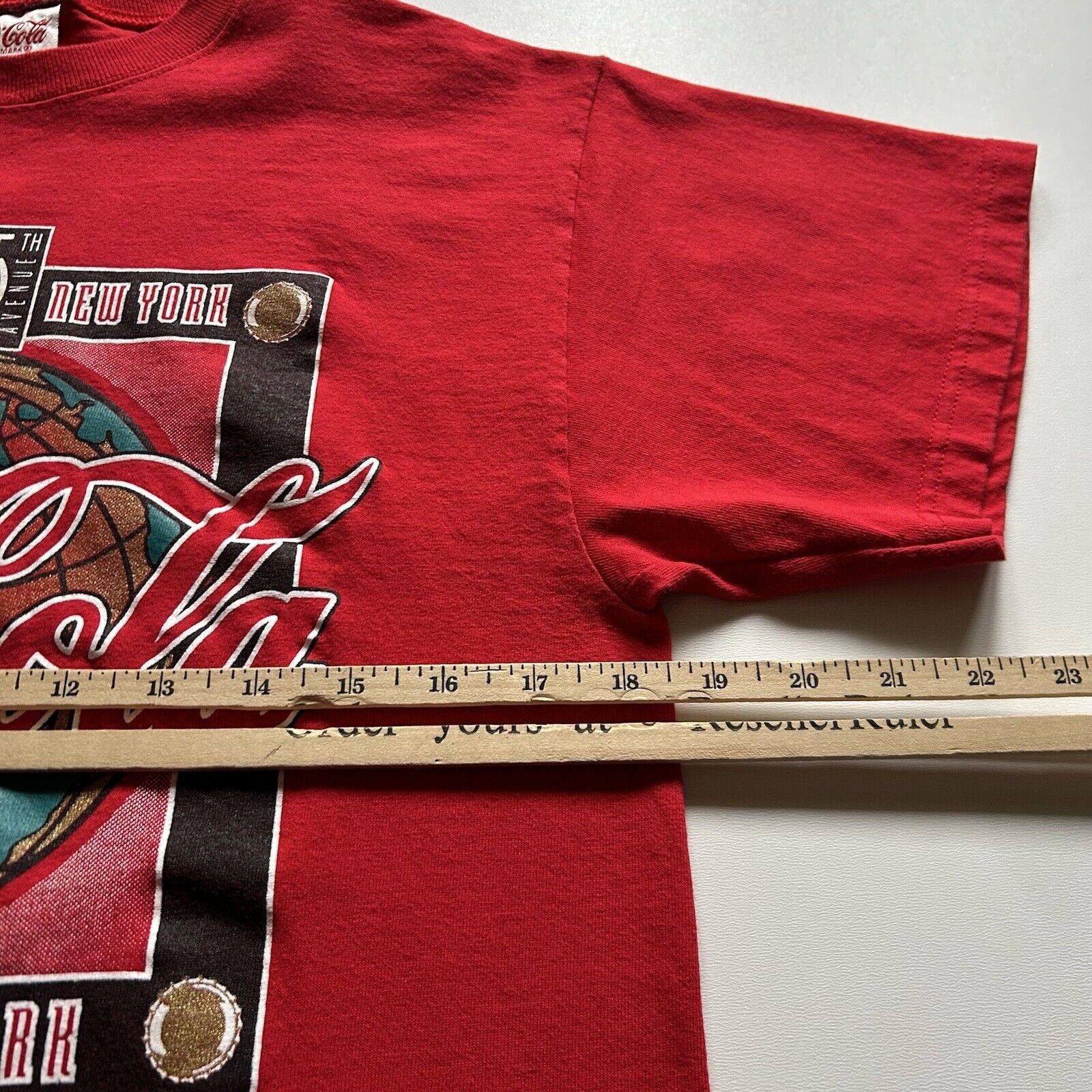 Coca Cola Vintage 90s Coca Cola New York T Shirt Small Made In USA NYC Size US S / EU 44-46 / 1 - 3 Thumbnail