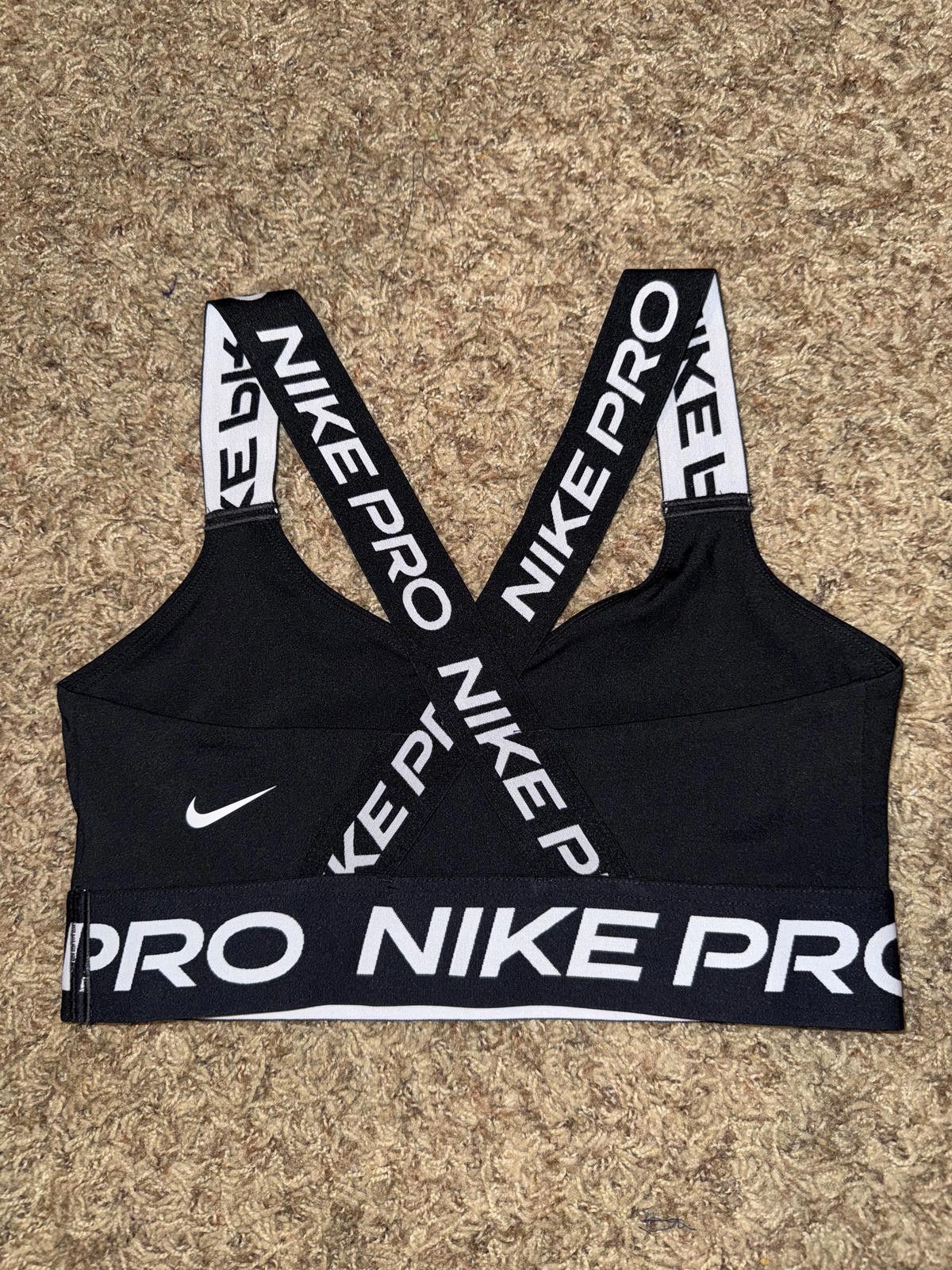 Nike Nike Pro Women's Light-Support Non-Padded Sports Bra Size ONE SIZE - 4 Thumbnail