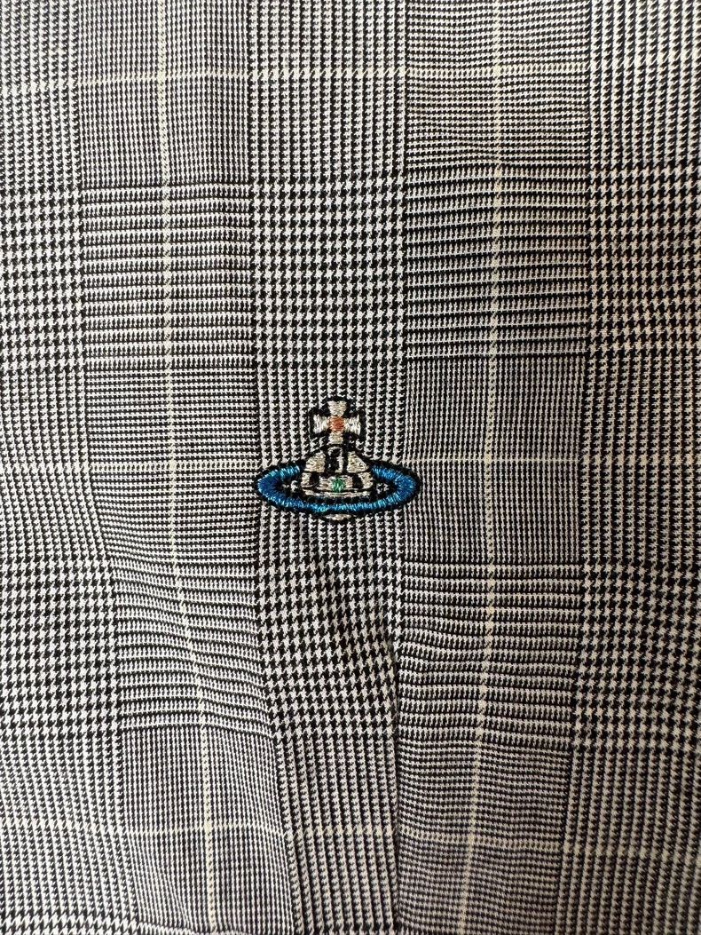 Vivienne Westwood Vivienne Westwood Gray plaid shirt with three buttons and Size L / US 10 / IT 46 - 8 Thumbnail