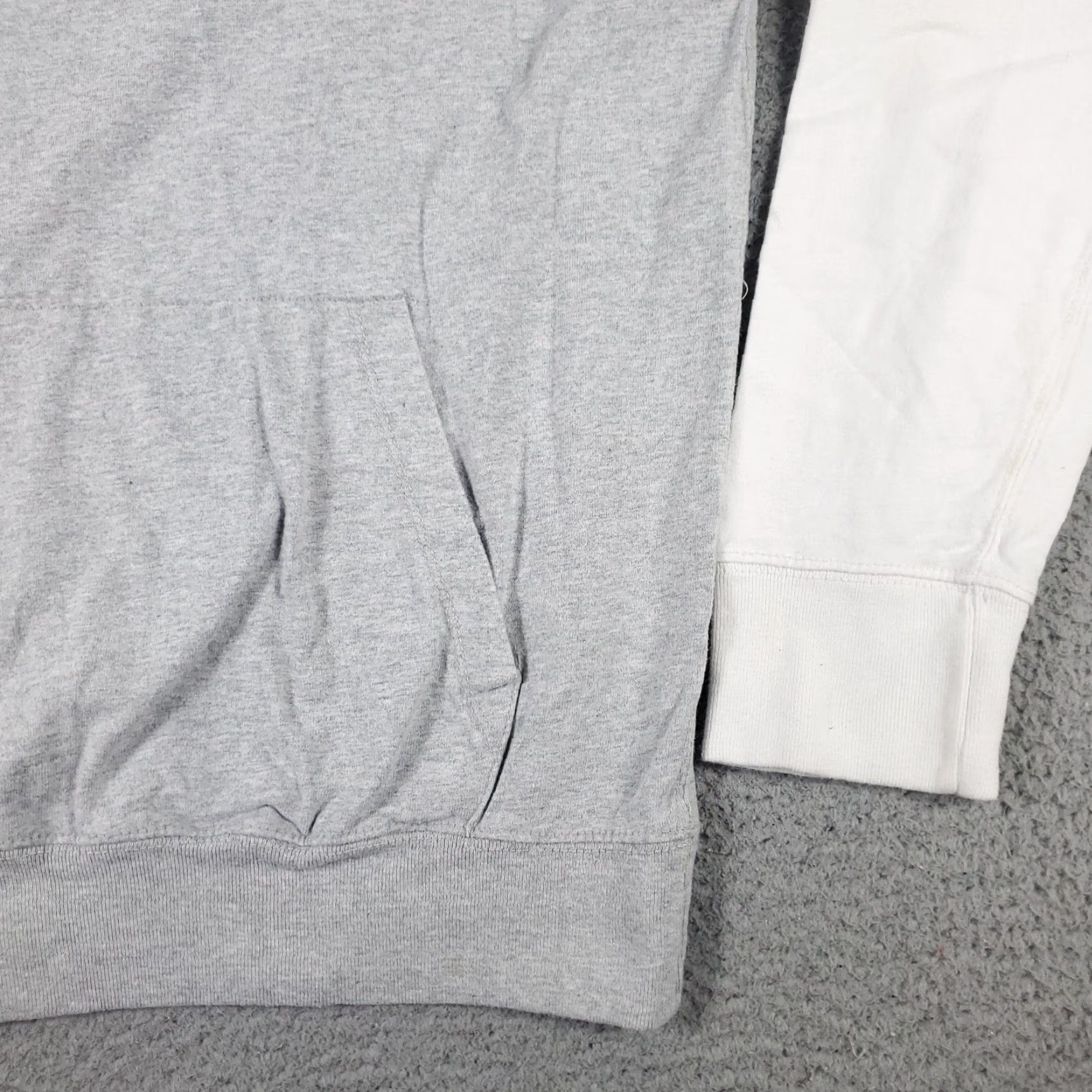 American Eagle Outfitters VINTAGE American Eagle Hoodie Pullover Zip 1/2 Zip Long Sleeve Cotton Blend Gray Mens Medium Size US M / EU 48-50 / 2 - 4 Thumbnail