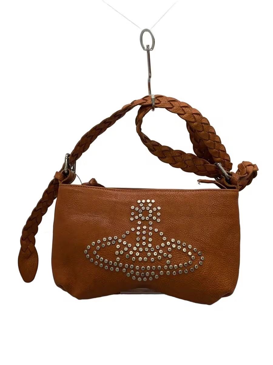 Vivienne Westwood Studded Orb Leather Shoulder Bag Size ONE SIZE - 1 Thumbnail