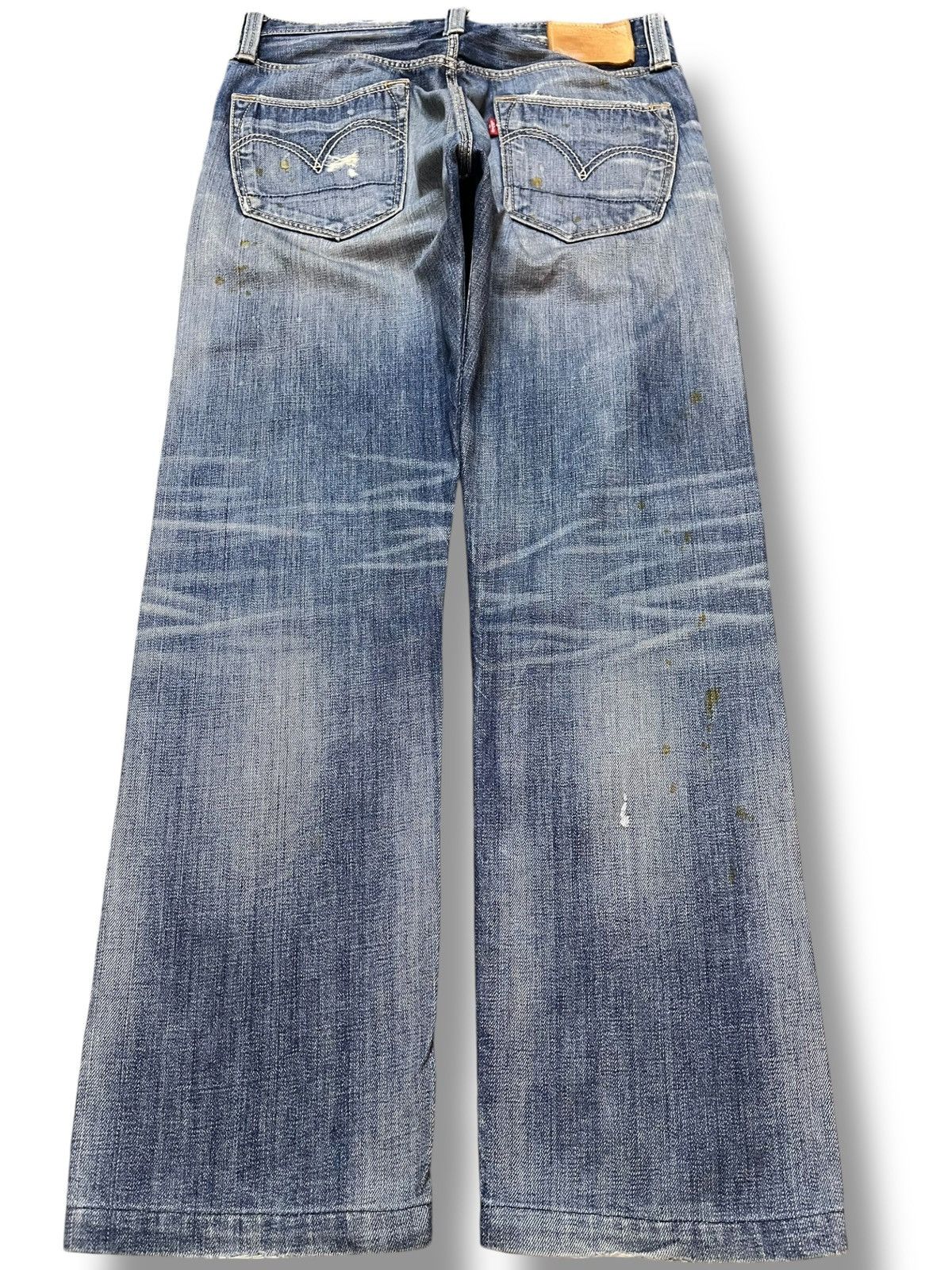 Levi's Vintage Levi’s 505 Slim Straight Ripped Distressed Denim Size US 31 - 5 Thumbnail