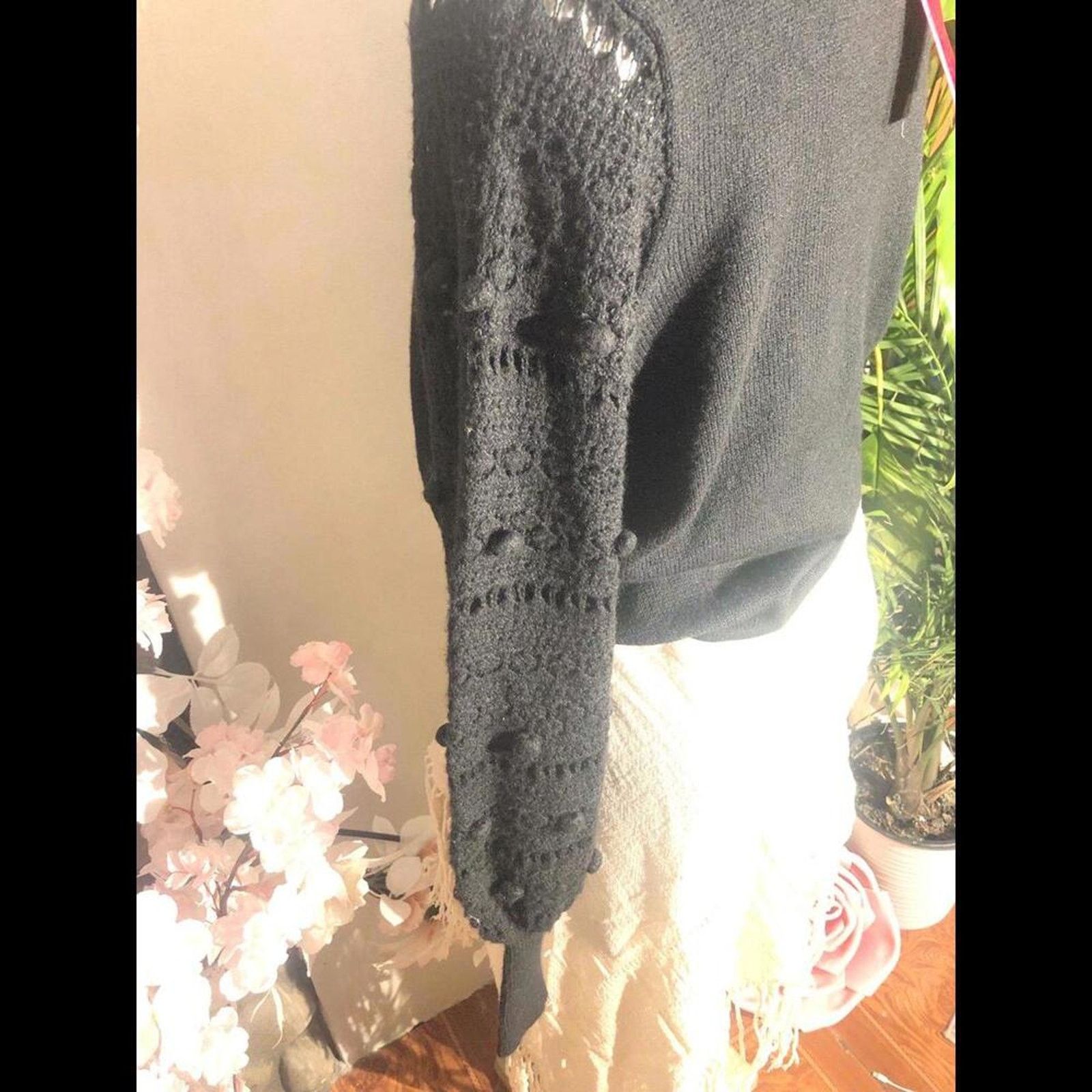 Lilly Pulitzer lilly Pulitzer black knit design long sleeve sweater Size XL / US 12-14 / IT 48-50 - 3 Thumbnail