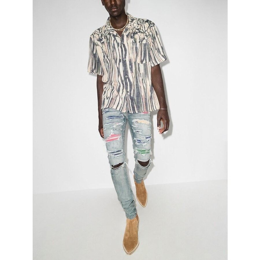 Amiri NWT Amiri Rainbow Patch Denim Size US 30 / EU 46 - 6 Thumbnail
