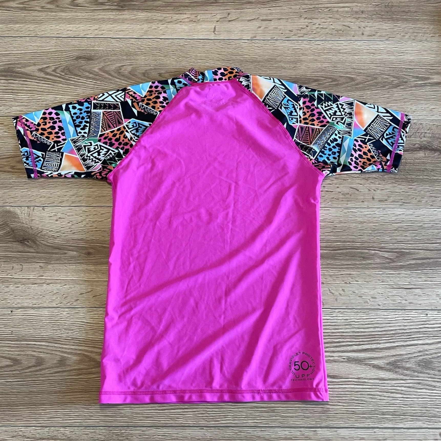 Pinko VINTAGE Maui and Sons Rashguard Women Large Pink UPF UV Protection Surfwear Size ONE SIZE - 7 Thumbnail