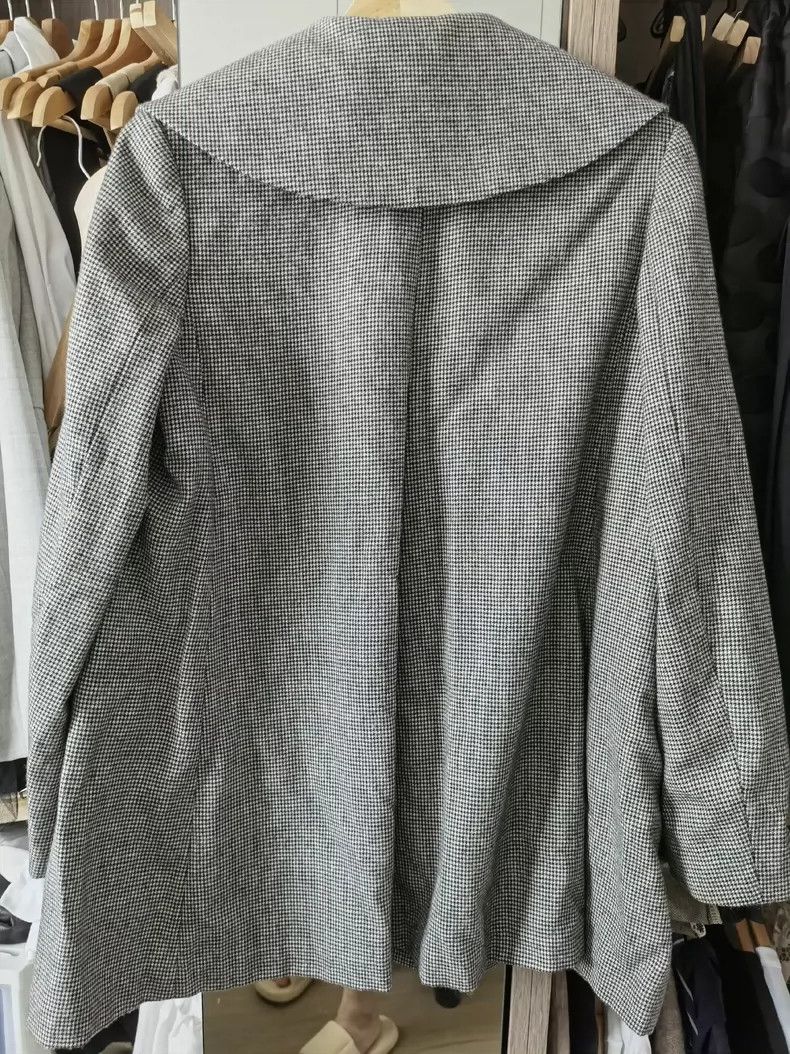 Comme des Garcons Comme Des Garcons Thousand bird grid wool coat Size S / US 4 / IT 40 - 2 Thumbnail