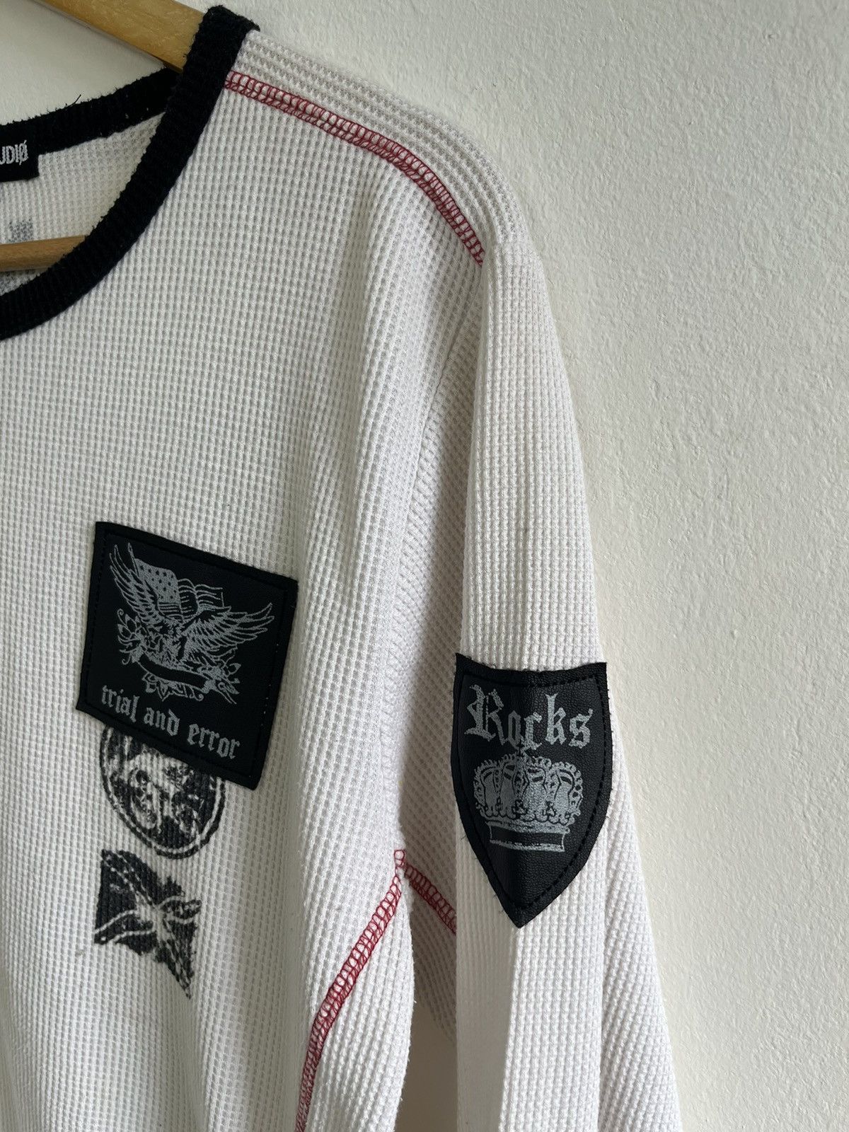 Vintage Vintage Y2K Batsu Studio Skull And Poem Thermal Shirt Size US L / EU 52-54 / 3 - 7 Thumbnail