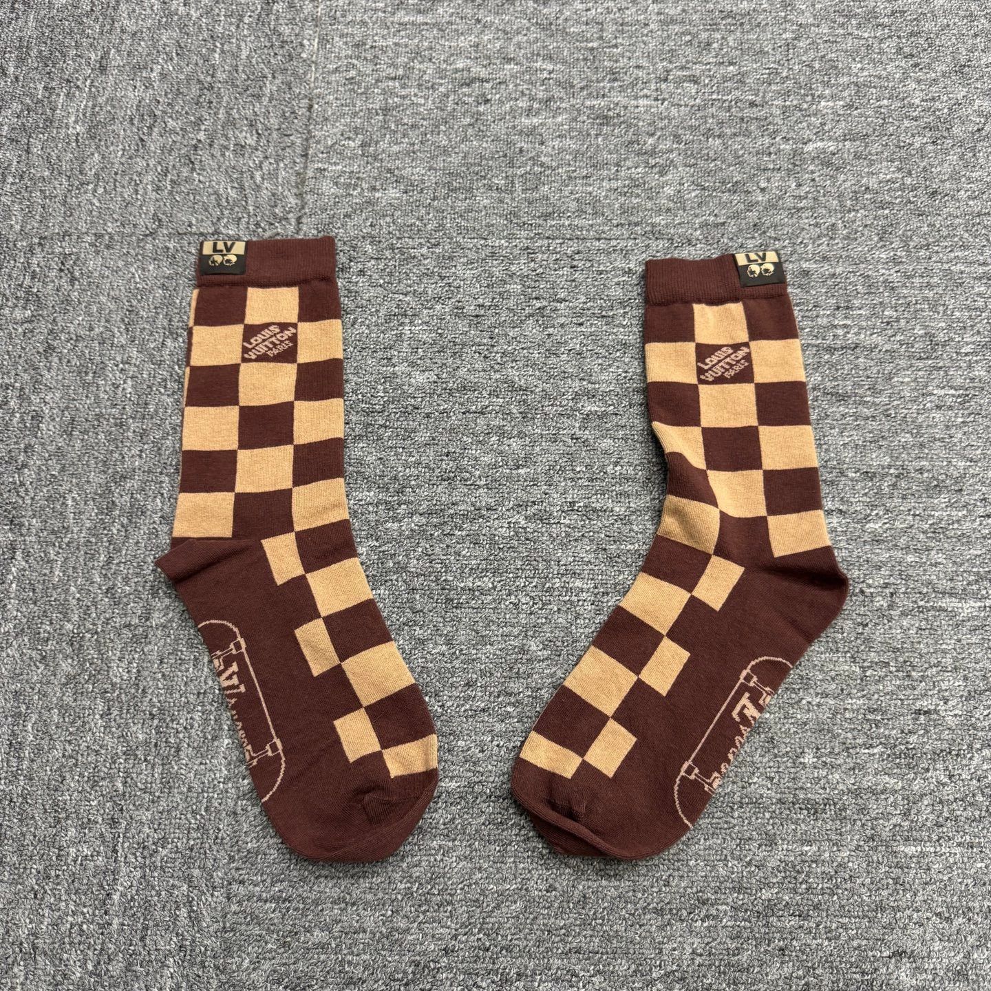 Louis Vuitton Louis Vuitton x Nigo Crew Socks M Size ONE SIZE - 2 Thumbnail