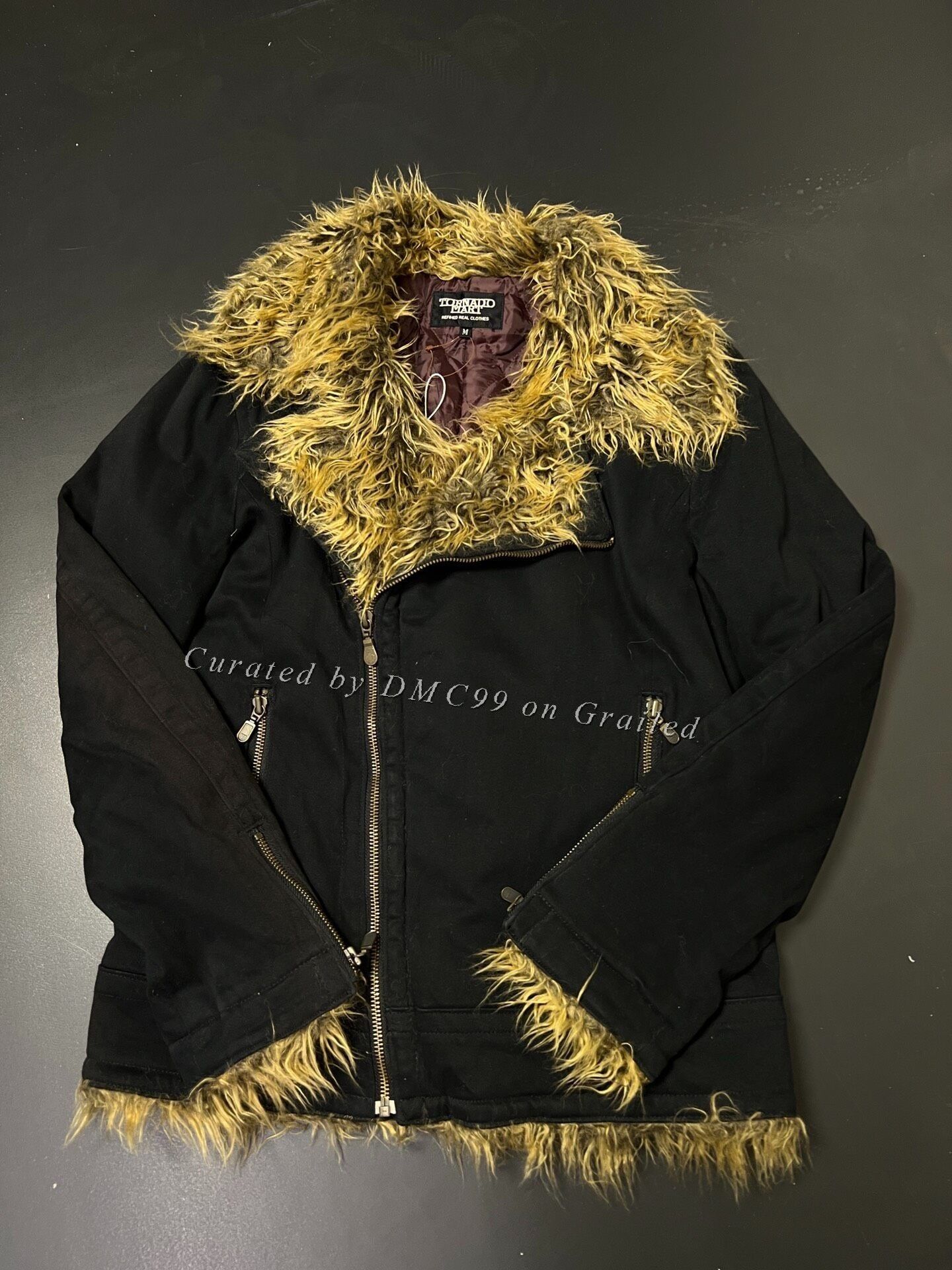 ジャケット・アウター archive TORNADO MART Coated Fur Jacket Tornado Mart Tornado Mart Fur Jacket | Grailed