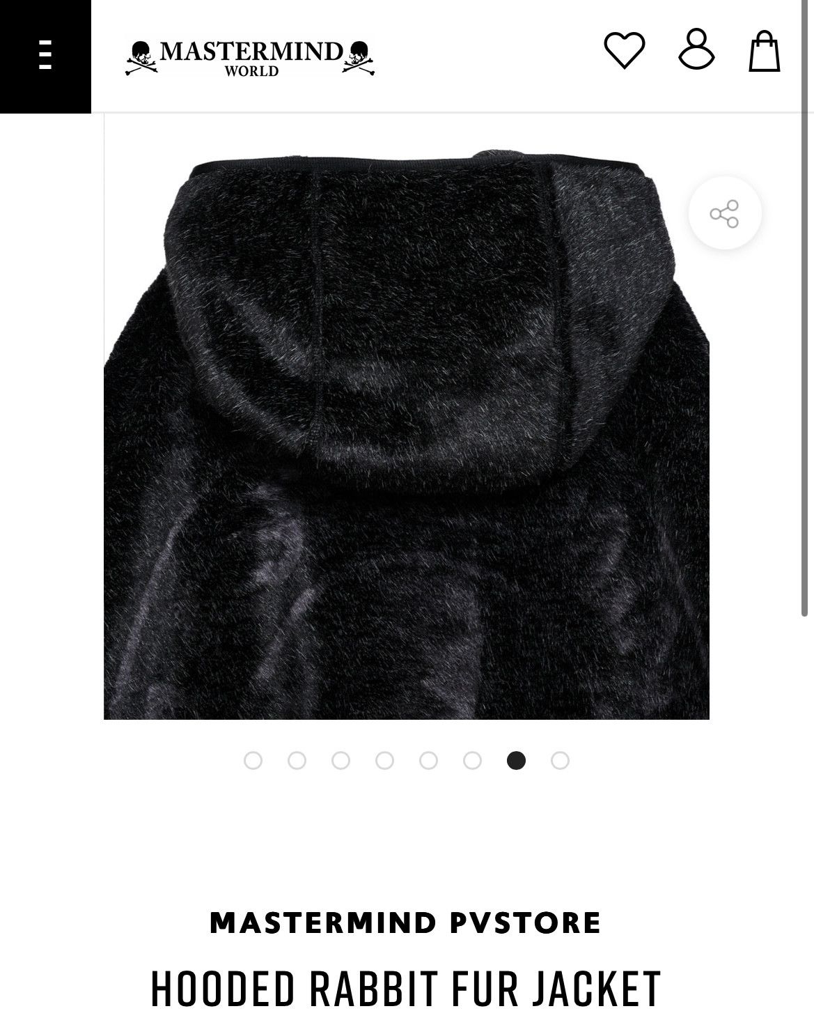 Mastermind Japan Mastermind Japan faux fur hooded jacket Size US S / EU 44-46 / 1 - 6 Thumbnail