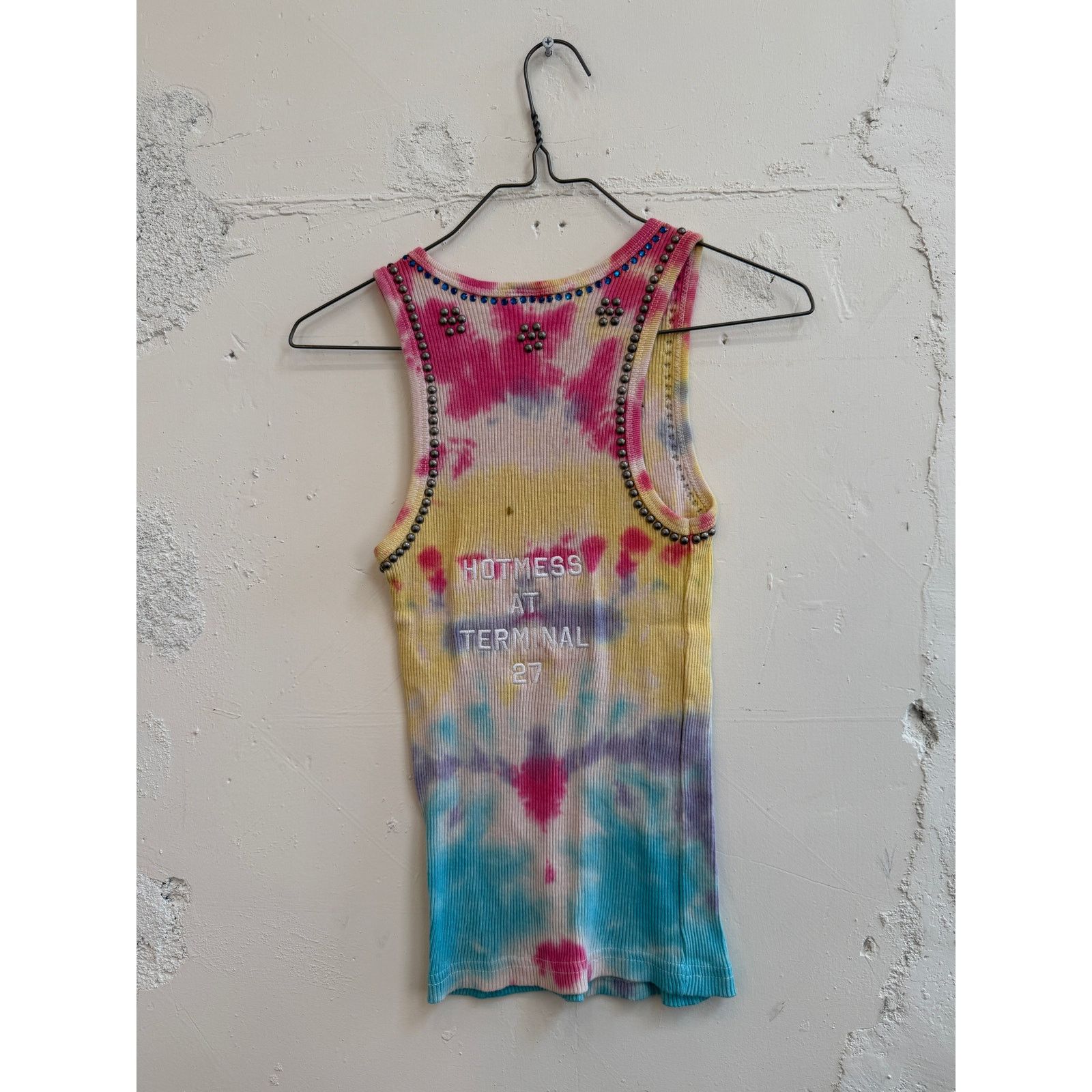 The Great China Wall Great China Wall x Hot Mess Tie Dye Studded Tank Top Size M / US 6-8 / IT 42-44 - 4 Thumbnail