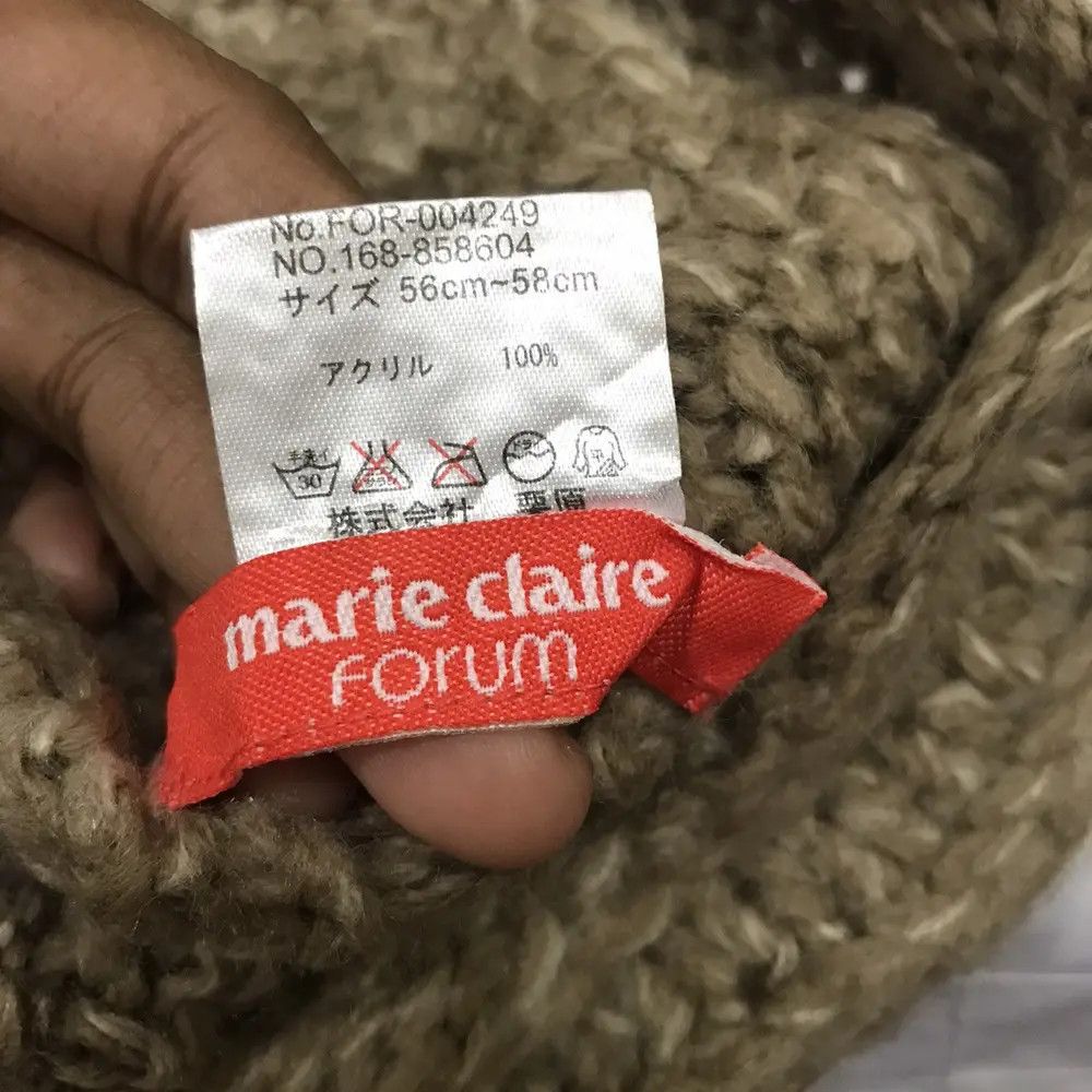 Japanese Brand × Vintage Marie Claire Knit Beanie Hat Size ONE SIZE - 5 Thumbnail