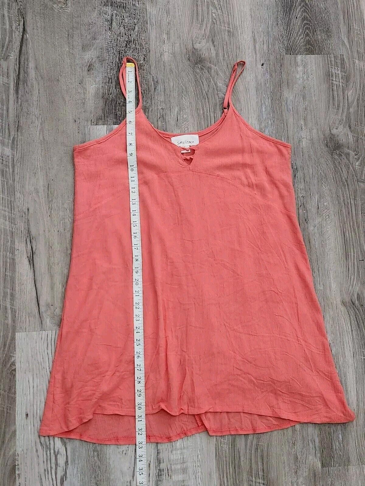Designer Anthropoligie Salty Lemon Tunic Long Coral Pink Summer Large Size L / US 10 / IT 46 - 5 Thumbnail