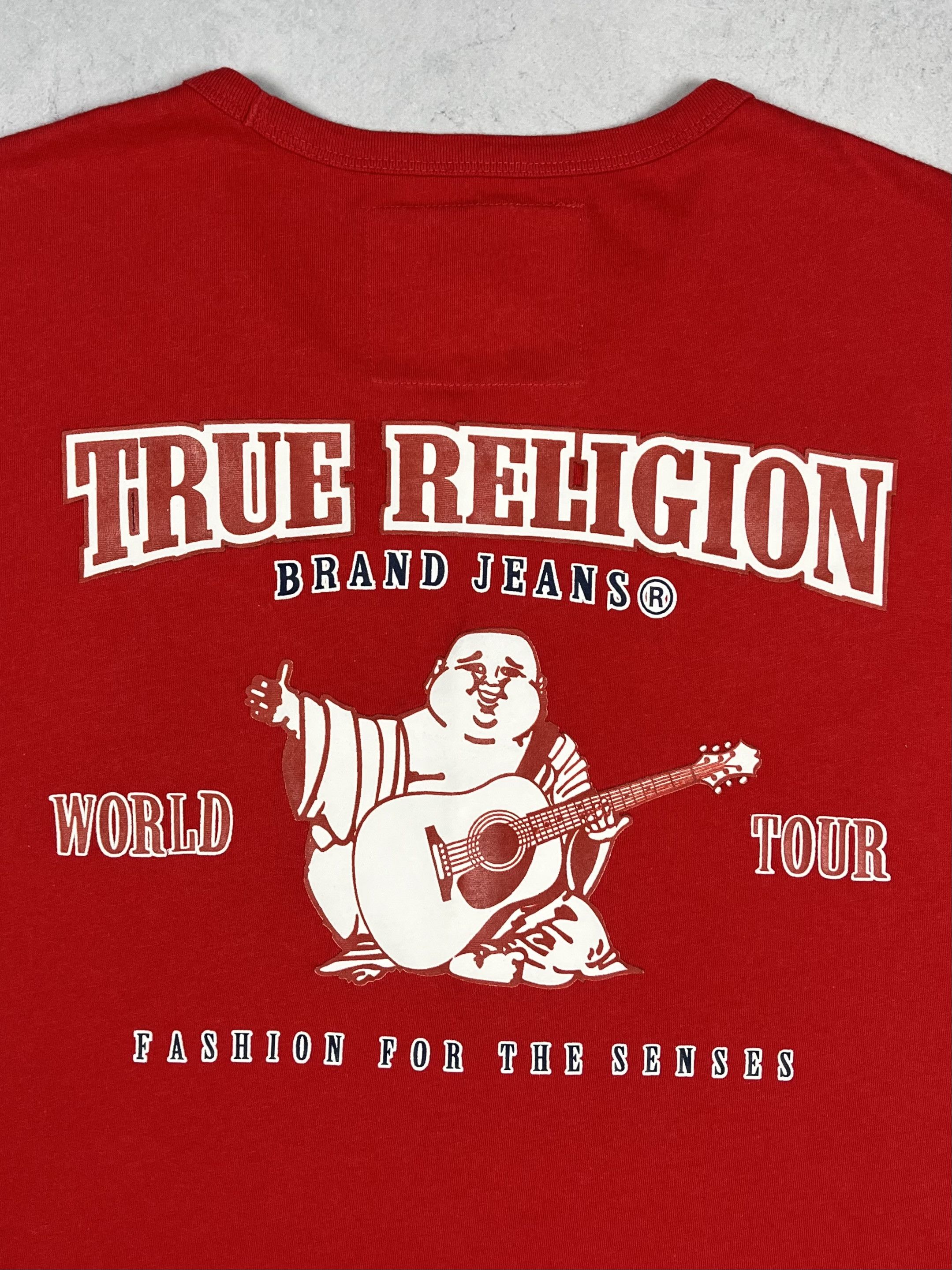 True Religion True Religion Big Buddha Logo Y2K Japanese T Shirt Size US L / EU 52-54 / 3 - 7 Thumbnail