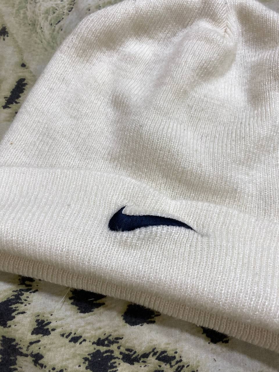 Nike Hats whtie Vintage Nike big logo Y2K Streetwear Size ONE SIZE - 4 Thumbnail