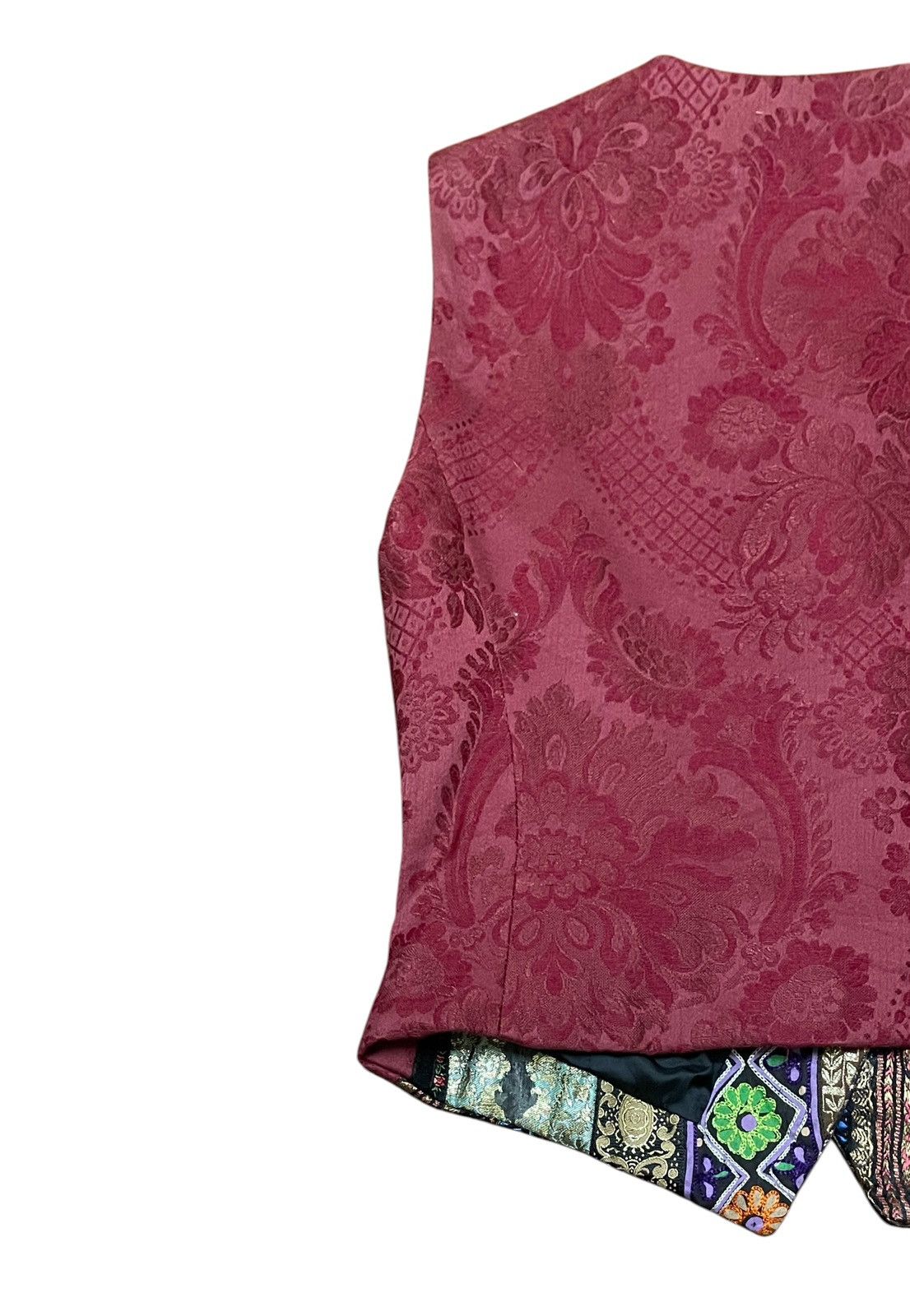Dolce & Gabbana Rare Vintage Dolce & Gabbana Silk Lame Brocade Vest 1990s Size US M / EU 48-50 / 2 - 7 Thumbnail
