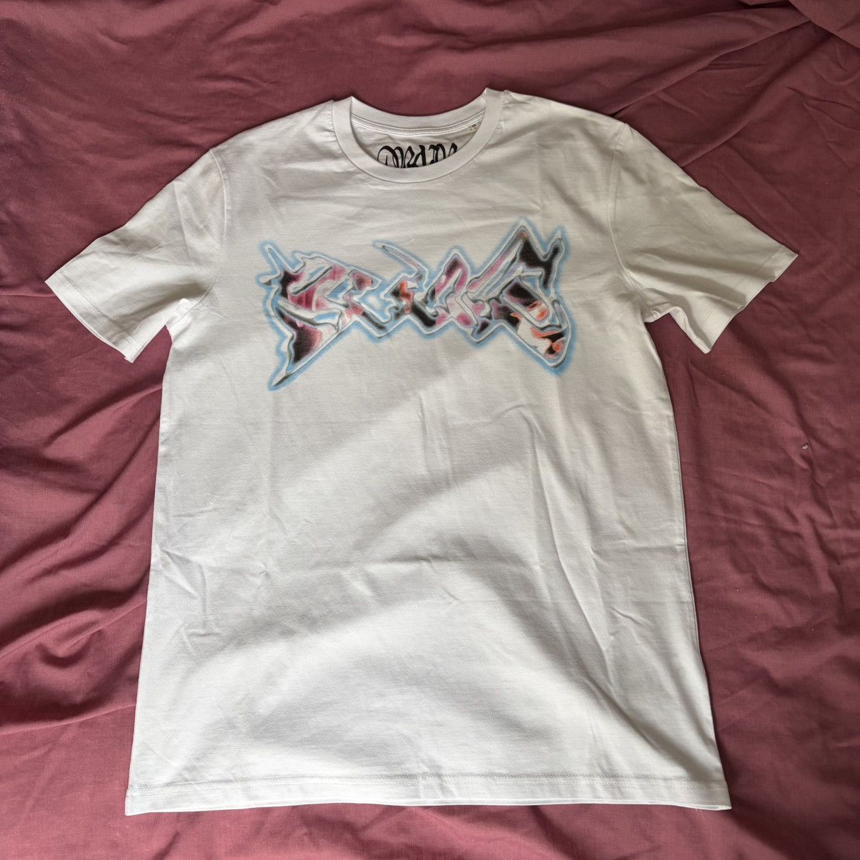 Bladee Laser Logo T Shirt - White