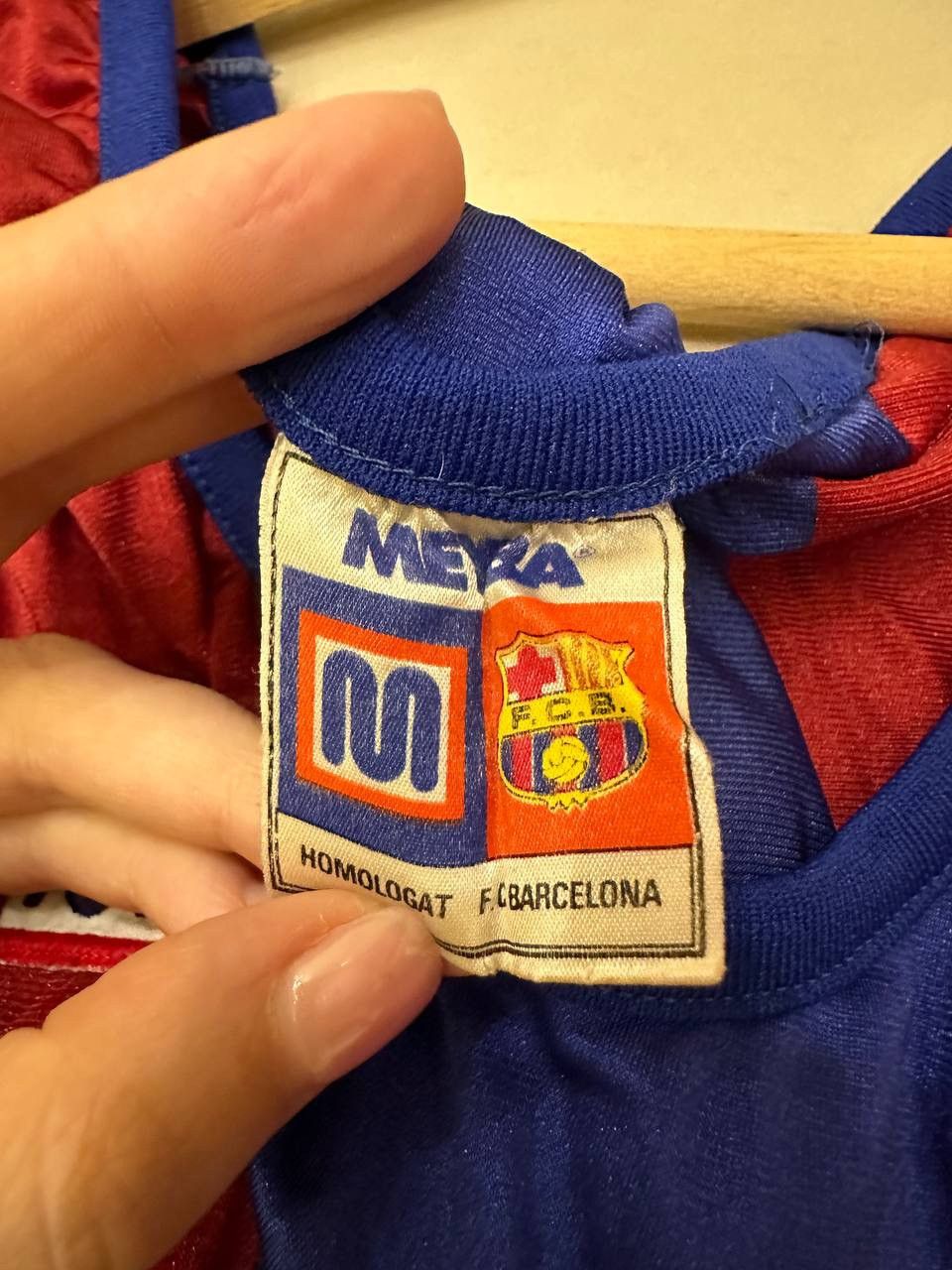Vintage Barcelona Vintage Basketball Shirt Jersey Meyba 1984 80s Size US XL / EU 56 / 4 - 3 Thumbnail
