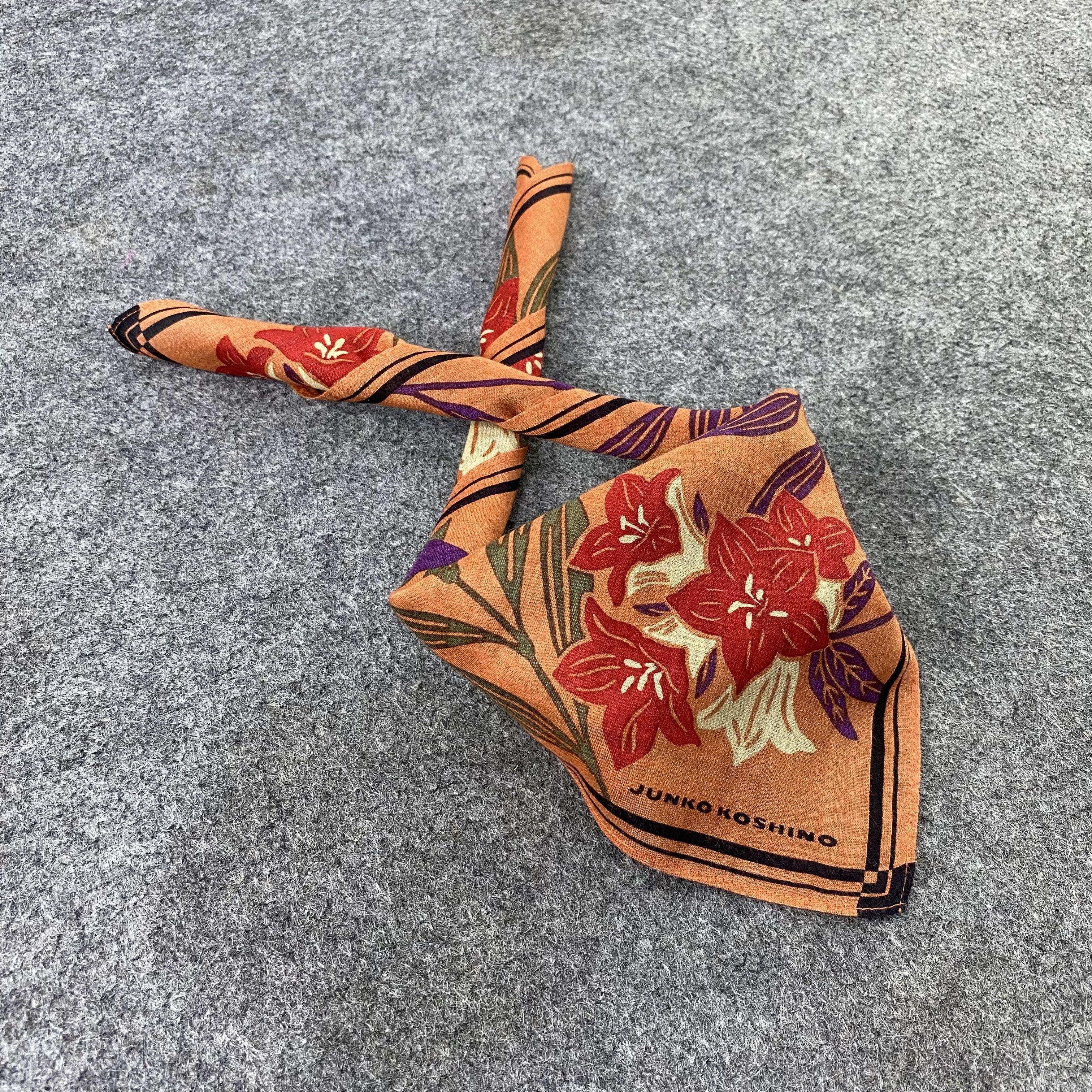 Japanese Brand Junko Koshino Handkerchief / Bandana / Neckerchief-B1345 Size ONE SIZE - 1 Thumbnail