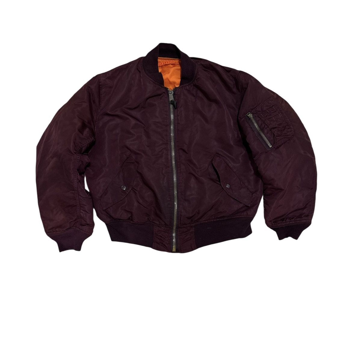 Alpha Industries Vintage Alpha Industries MA-1 Flight Reversible Jacket Size US M / EU 48-50 / 2 - 1 Thumbnail
