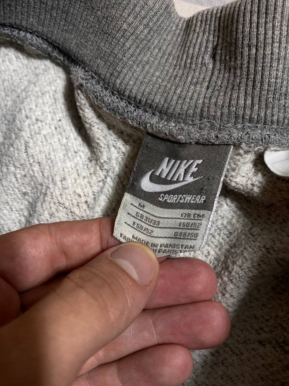 Nike × Vintage Nike gray sweatpants baggy fit wide leg streetwear hype Size US 32 / EU 48 - 19 Thumbnail