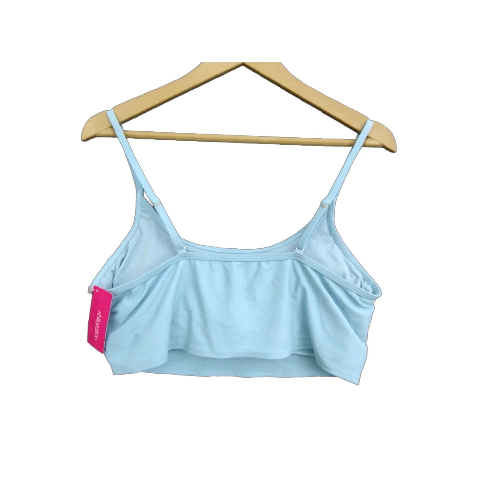 Vintage Xhilaration Bralette Top Juniors Women's XL Blue Swim Top Size XL / US 12-14 / IT 48-50 - 1 Thumbnail