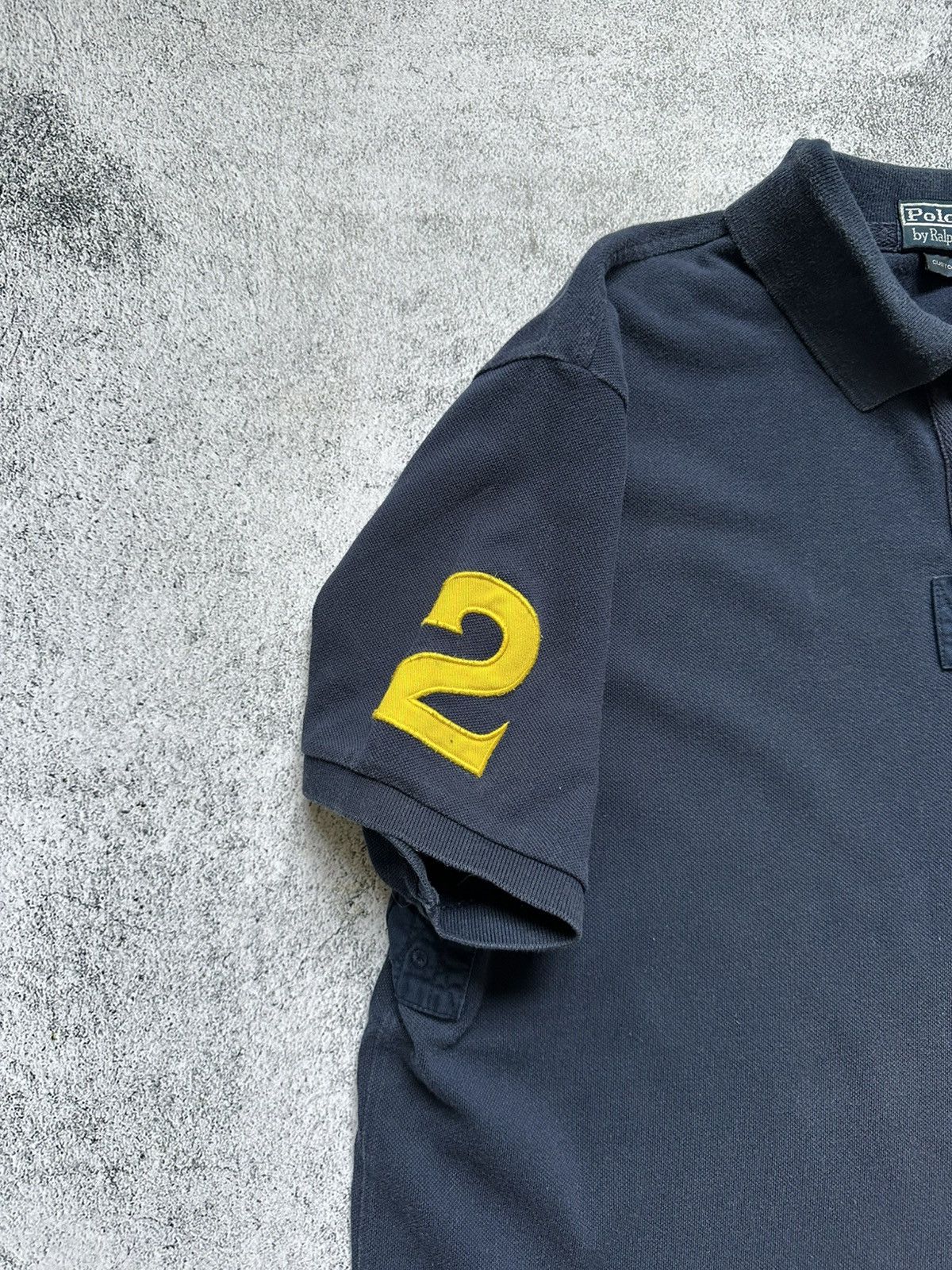 Polo Ralph Lauren Vintage Polo Ralph Lauren Polo Big Logo Yellow Y2K Size US XL / EU 56 / 4 - 7 Thumbnail
