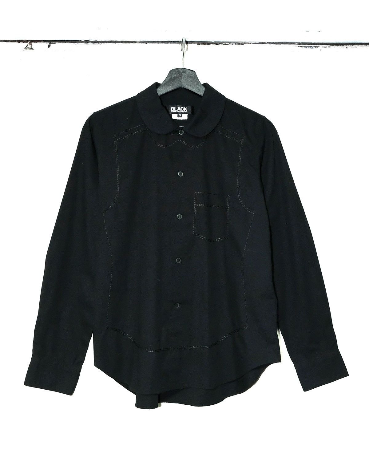 Comme Des Garcons Round Collar Shirt | Grailed