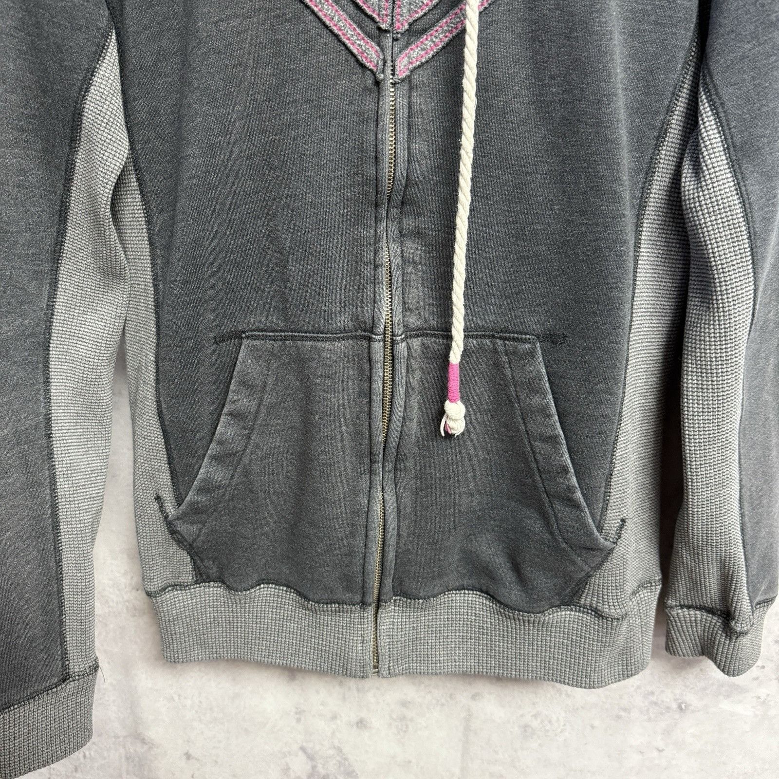Vintage Vintage Roxy Hoodie Sweatshirt Womens Medium Gray Zip Surf S Size M / US 6-8 / IT 42-44 - 4 Thumbnail