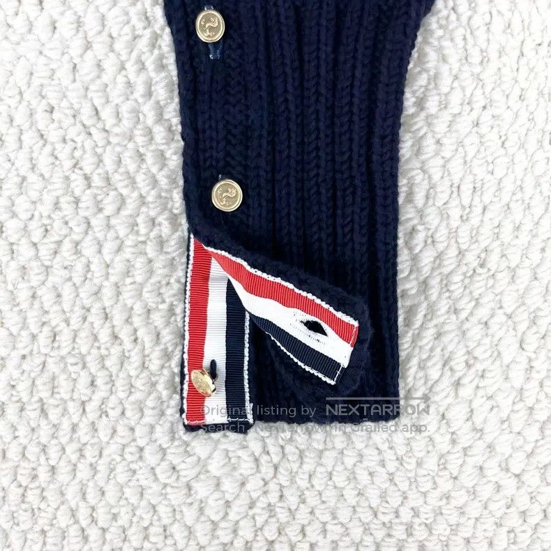 Thom Browne Thom Browne Navy Knit Sweater Size US M / EU 48-50 / 2 - 5 Thumbnail