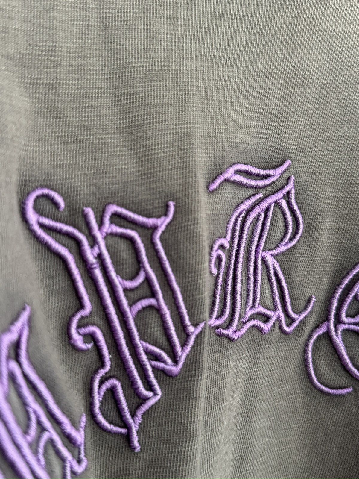 Supreme Supreme Old English Short-Sleeve Top 'Dark Grey' Size US XL / EU 56 / 4 - 5 Thumbnail