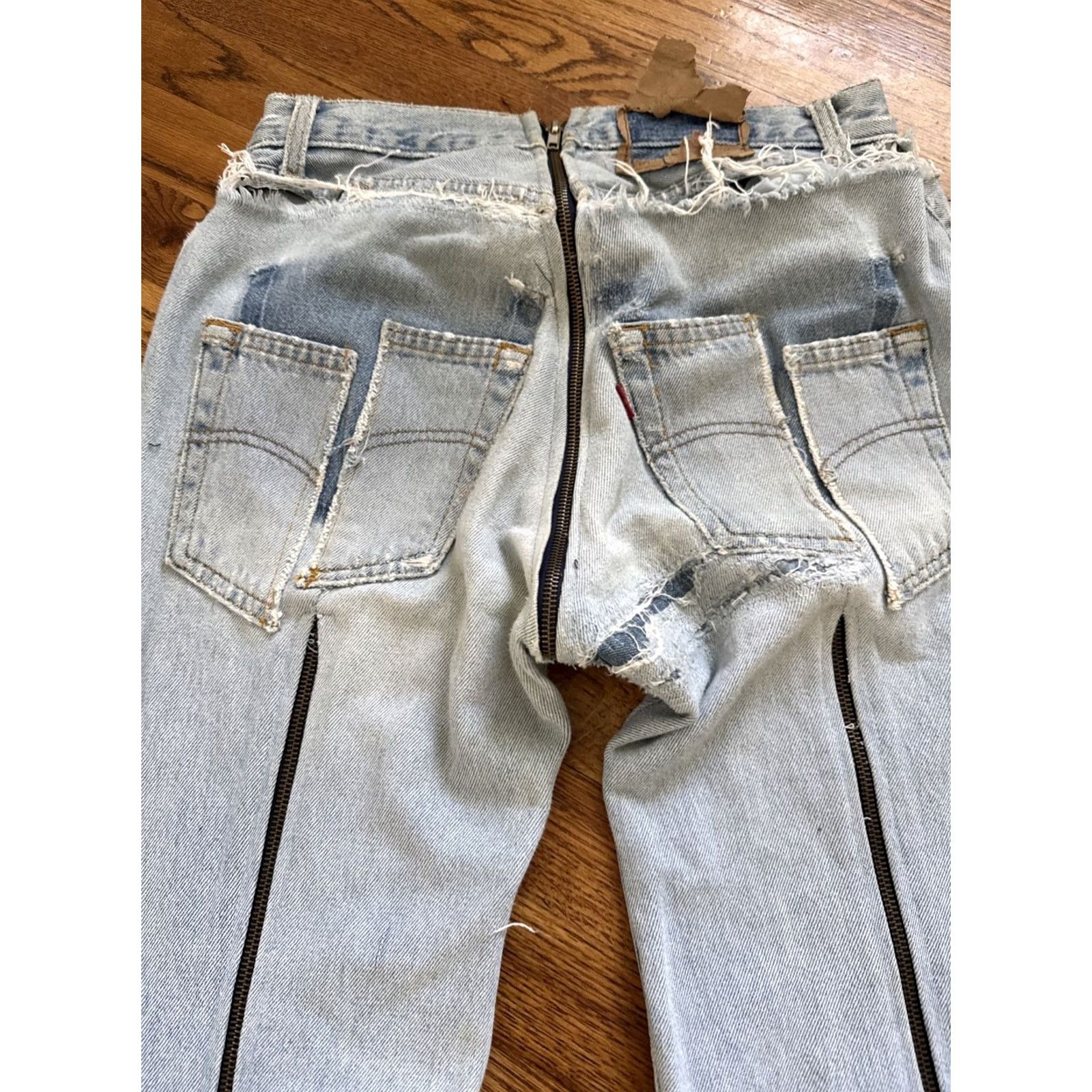 Levi's VINTAGE Levi's 501 Jeans Zip 32/33 Men Regular Blue Straight 32 33 C22 Size US 32 / EU 48 - 5 Thumbnail