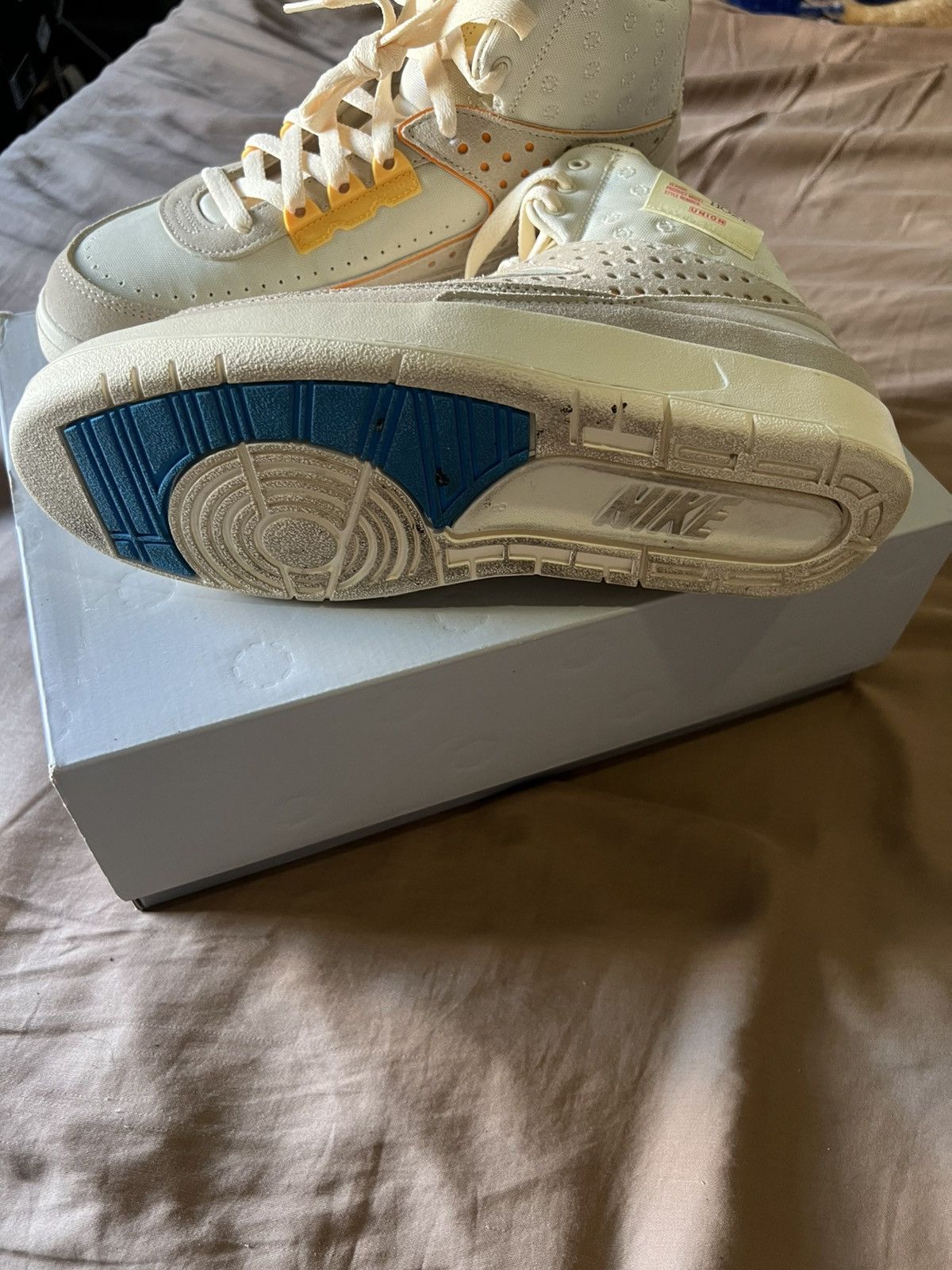 Jordan Brand × Union LA LIGHTLY WORN UNION JORDAN 2 SIZE 8 Size US 8 / EU 41 - 2 Thumbnail
